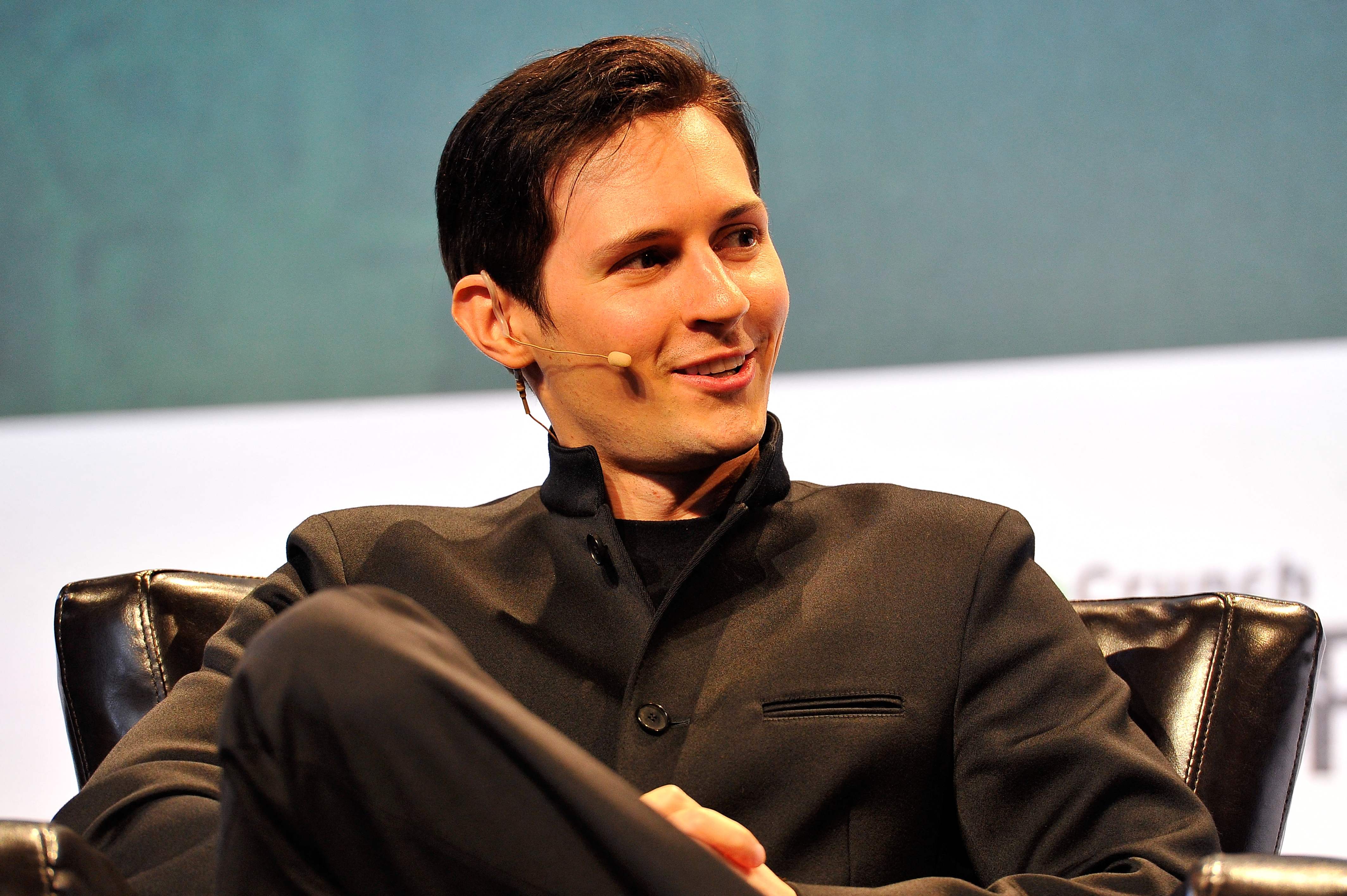 Pavel Durov, CEO y cofundador de Telegram habla en el escenario durante el primer día de TechCrunch Disrupt SF 2015 en el Pier 70 el 21 de septiembre de 2015 en San Francisco, California. (Foto Prensa Libre: Steve JENNINGS / GETTY IMAGES NORTH AMERICA / AFP)