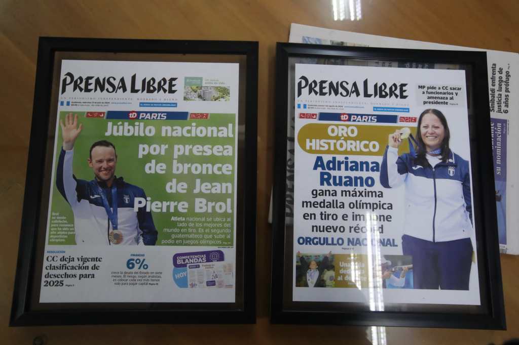 Jean Pierre Brol y Adriana Ruano en Prensa Libre