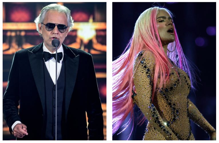 Andrea Bocelli y Karol G