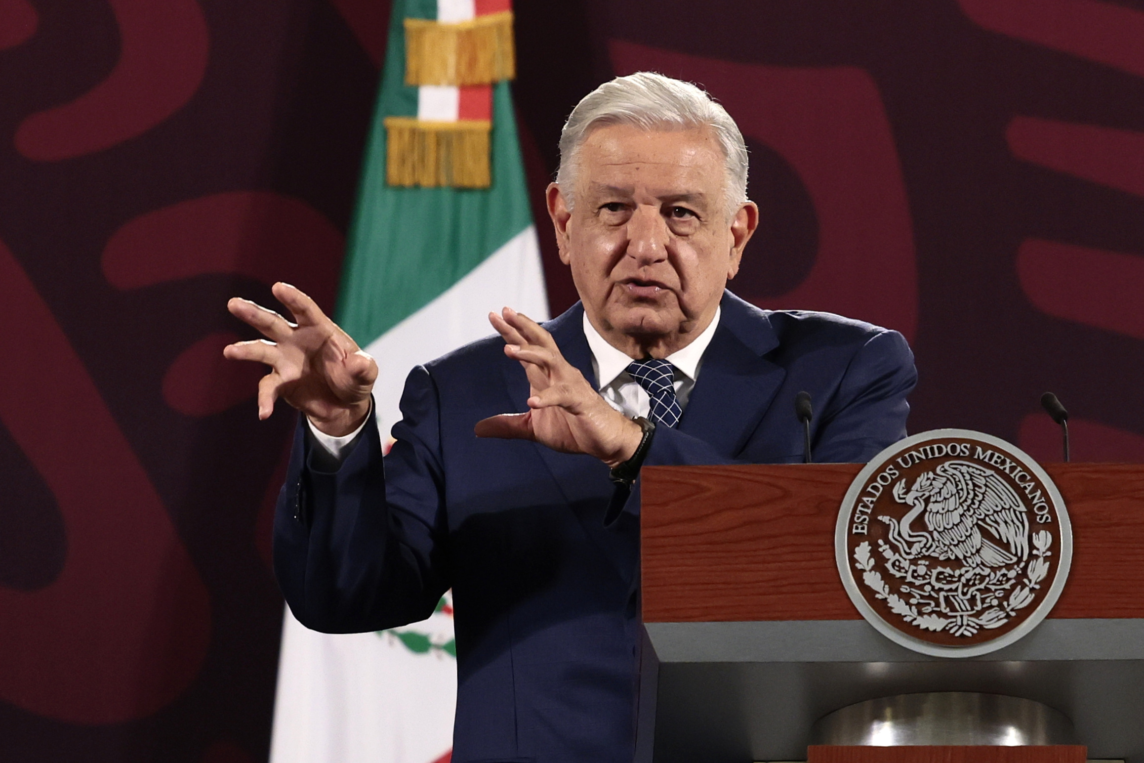 Andres Manuel Lopez Obrador responsabiliza a Estados Unidos de la violencia en Sinaloa