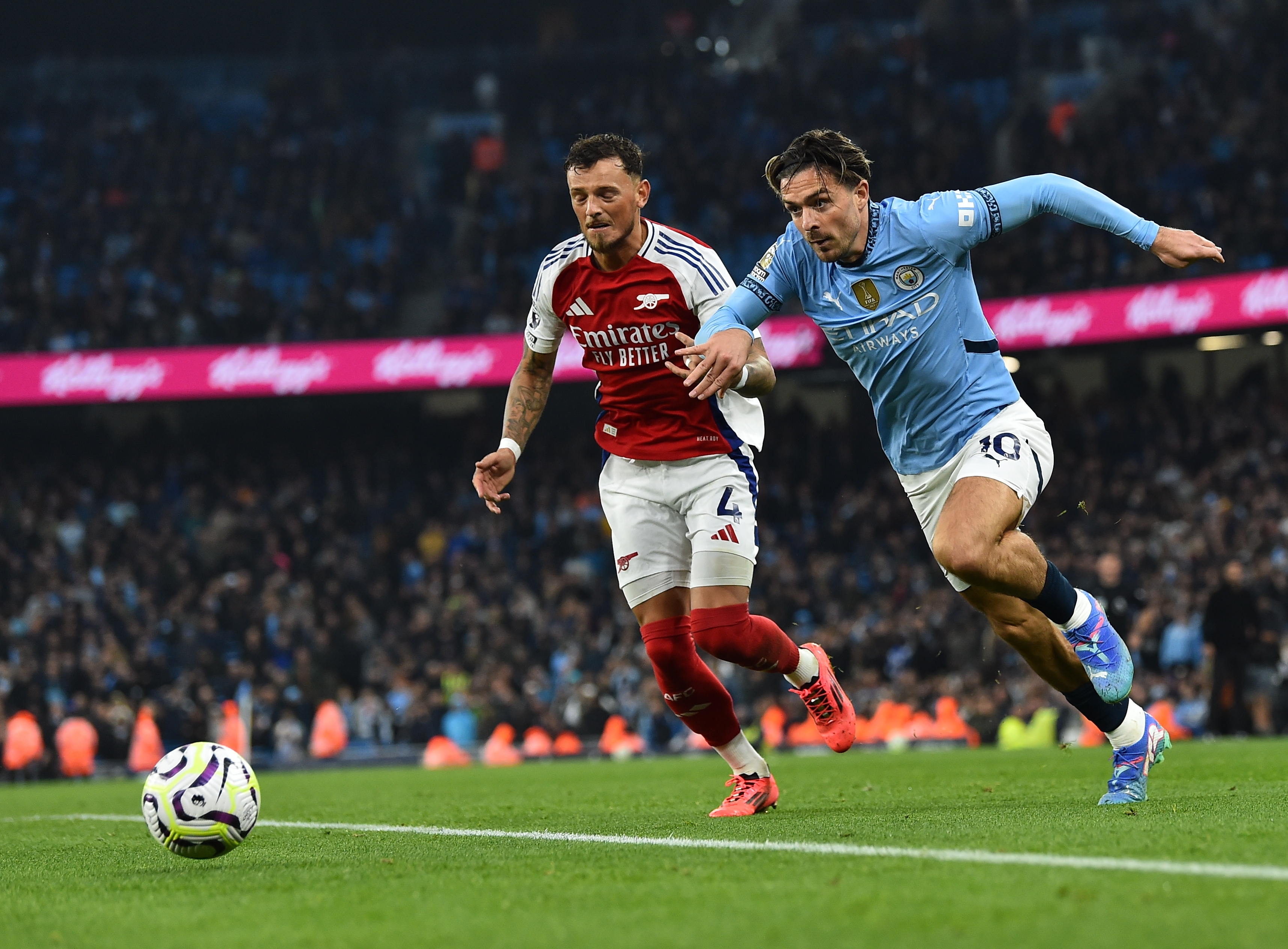 El City logra el empate en el último minuto ante el Arsenal.