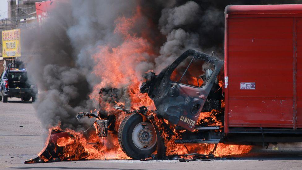 Tiroteos, secuestros, incendios: la ciudad de Culiacán