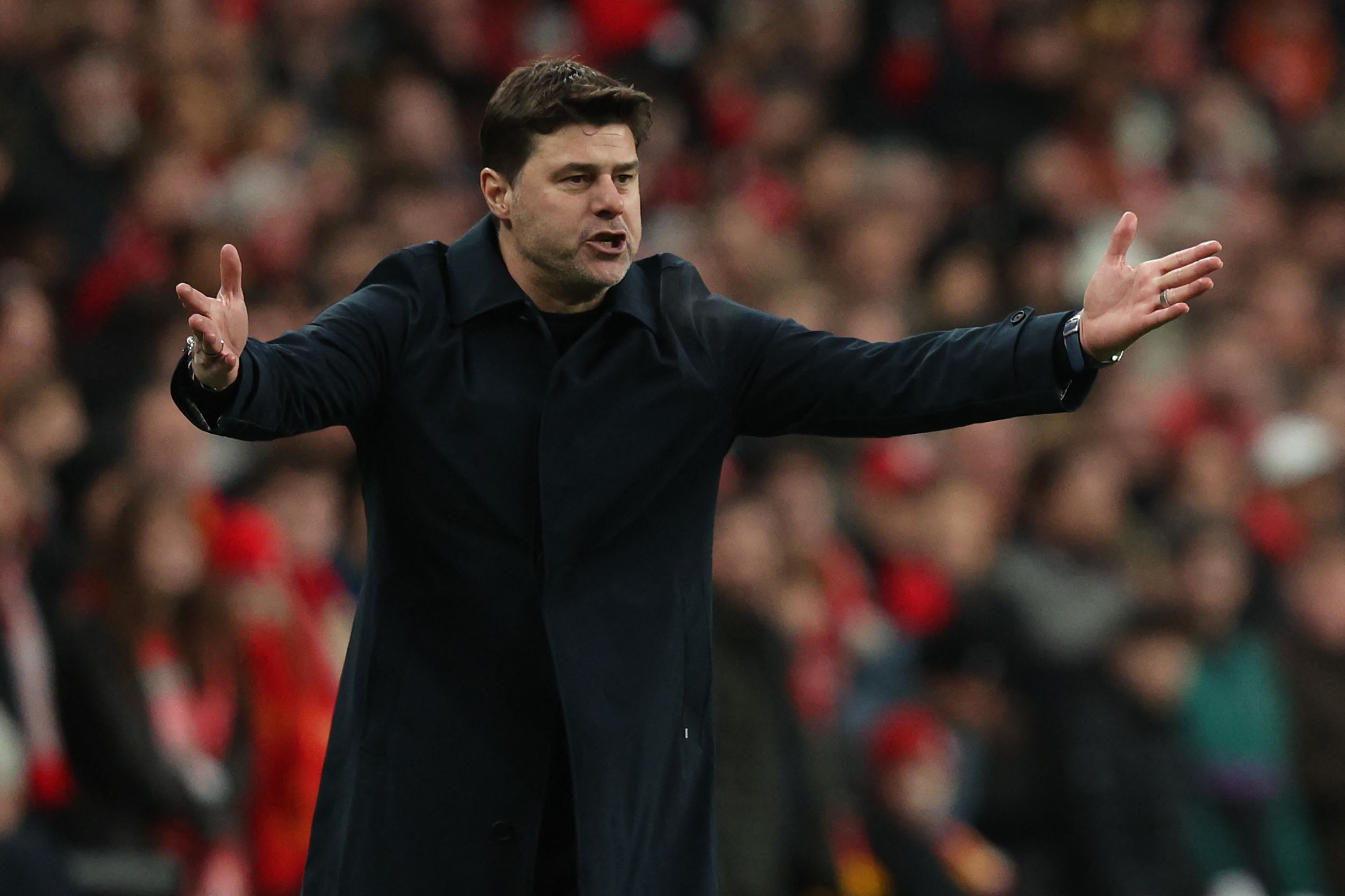 Foto de archivo del entrenador Mauricio Pochettino, quien ha sido nombrado el 10 de septiembre de 2024 como nuevo entrenador de la selección de futbol de Estados Unidos. (Foto Prensa Libre: AFP)