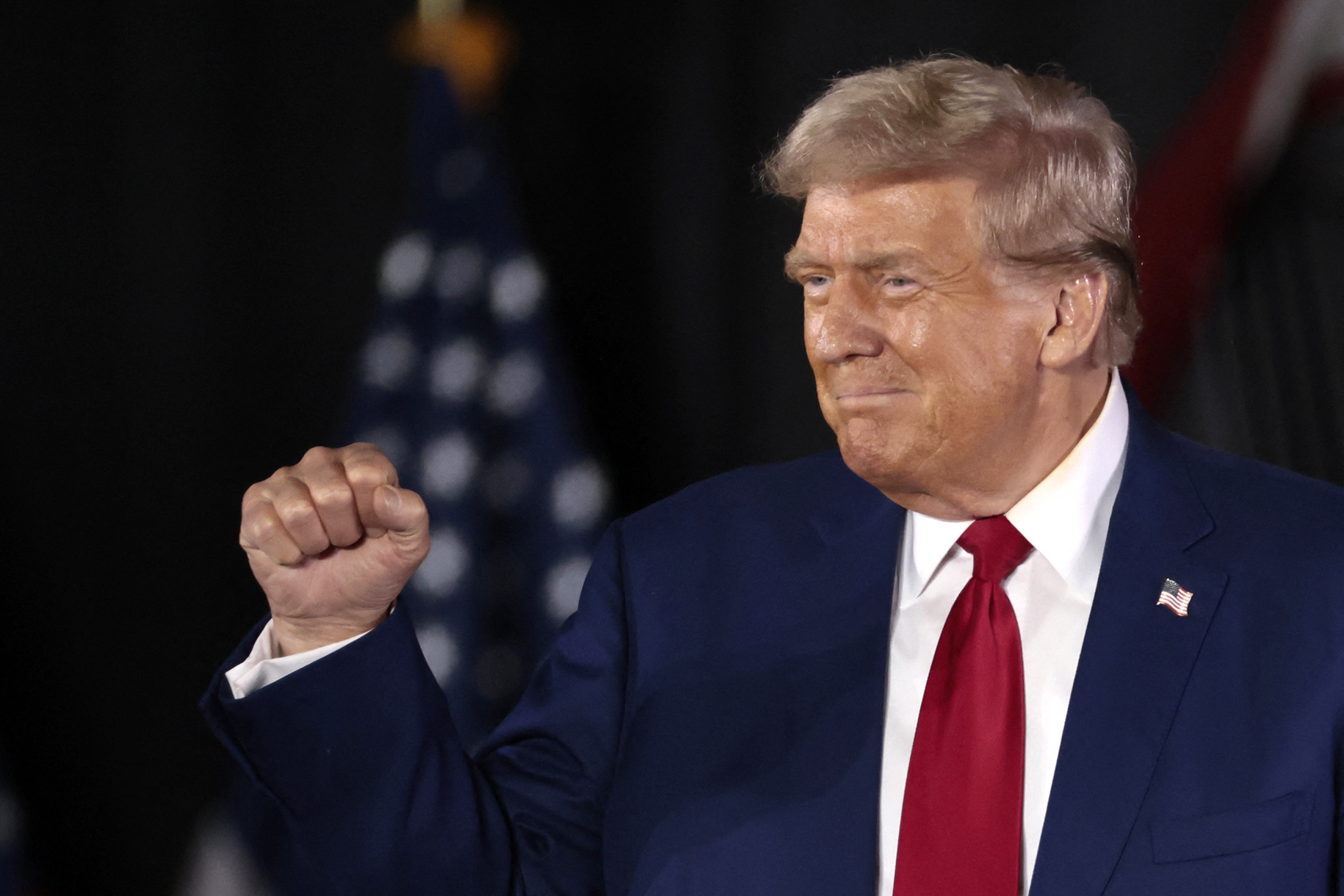 El expresidente Donald Trump busca un nuevo mandato en las elecciones de Estados Unidos que se celebrarán en noviembre. (Foto Prensa Libre: JEFF KOWALSKY / AFP) / ALTERNATE CROP)