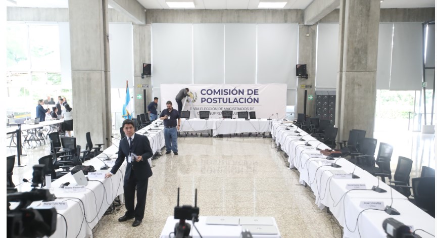 La Comisión de Postulación de la Corte Suprema de Justicia no recibió impugnaciones contra la nómina de candidtas, mientras la Postuladora de la Corte de Apelaciones rechazó cuatro recursos el sábado 28 de septiembre. (Foto Prensa Libre: Byron Rivera Baiza)