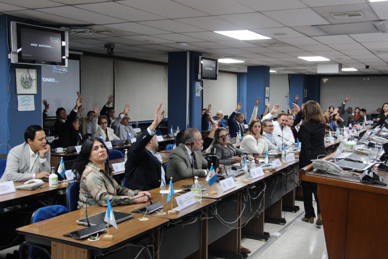 Diputados al Parlacen votan a favor de la incorporación de Rusia como Observador Permanente. (Foto Prensa Libre: Tomada de @PARLACEN)