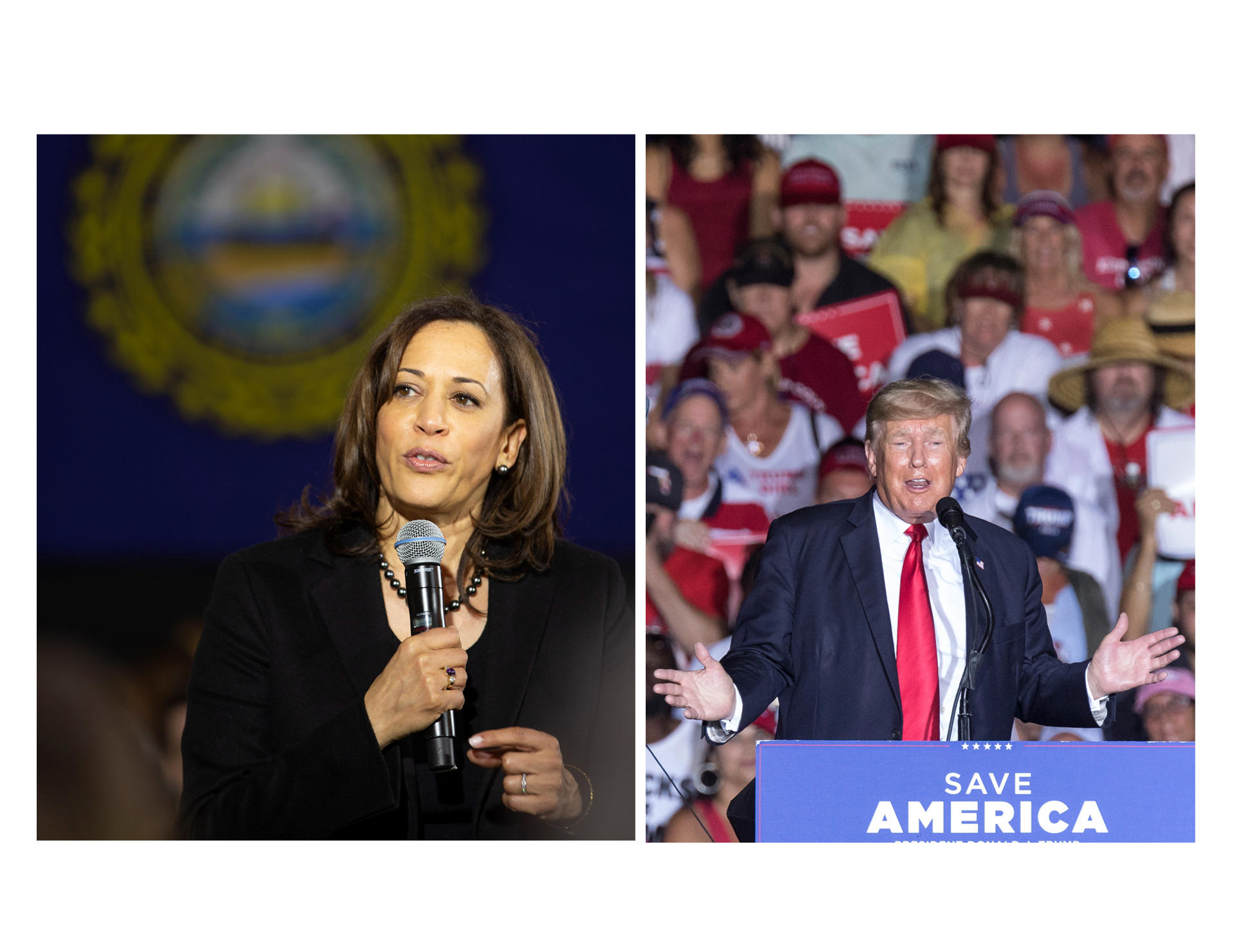 Harris contra Trump