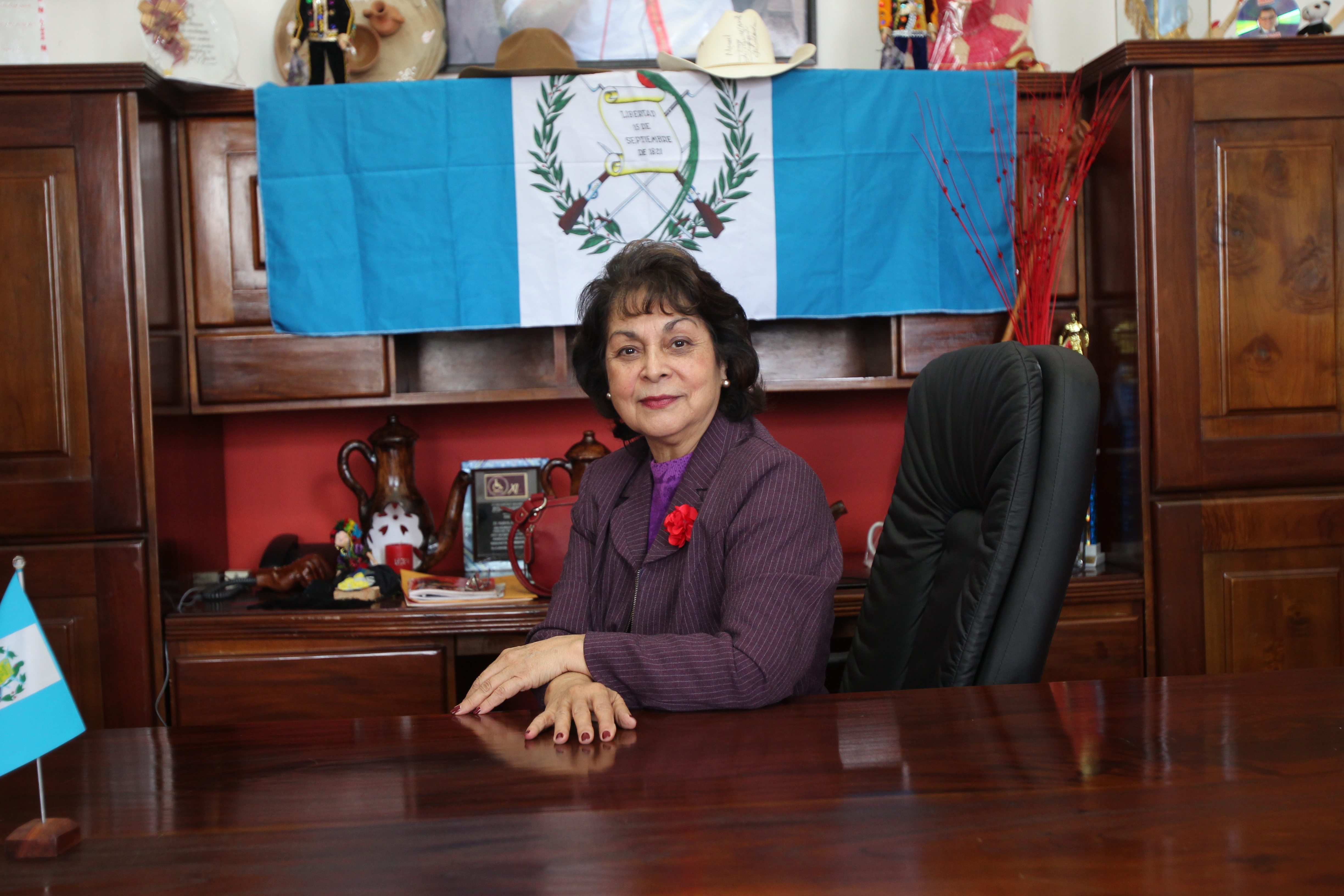 Raquel Blandn, candidata vicepresidencial del Partido Lider en entrevista en la sede del partido sobre su candidatura. Fotografa Erick Avila