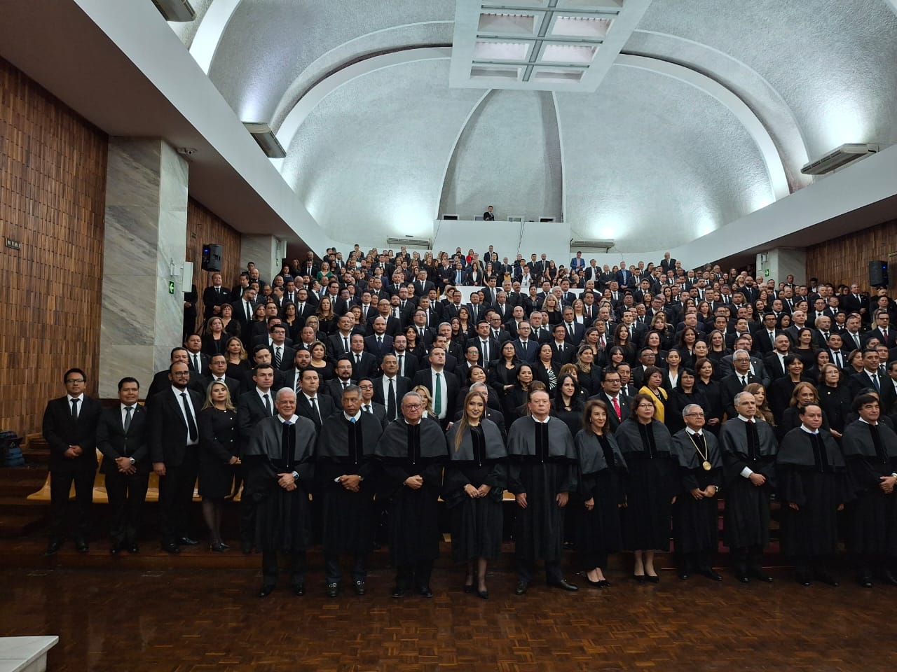 Juramentación de magistrados de salas de Apelaciones para el período 2024-2029. (Foto Prensa Libre: )