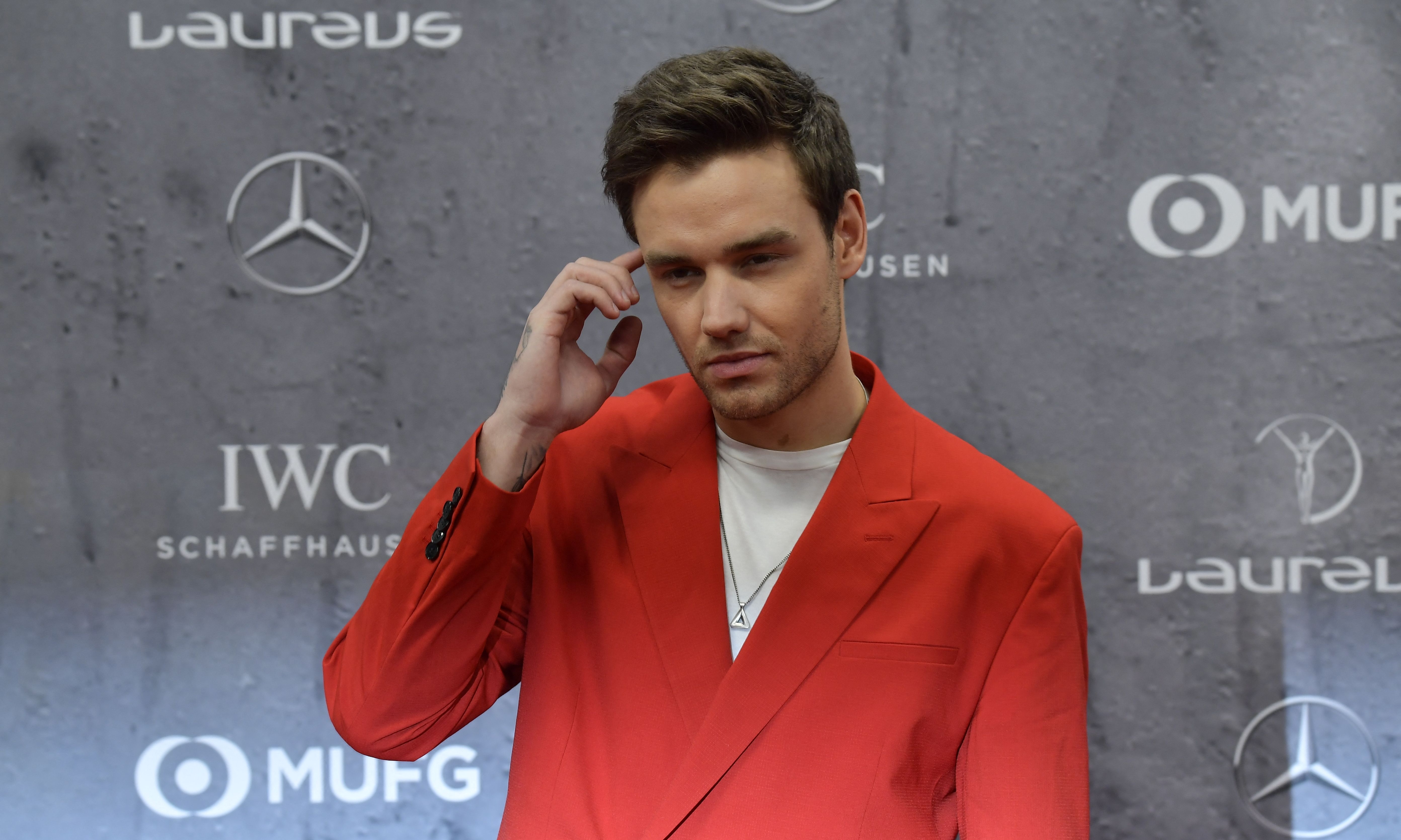 LLiam Payne en la Alfombra Roja en los Premios Laureus 2020.