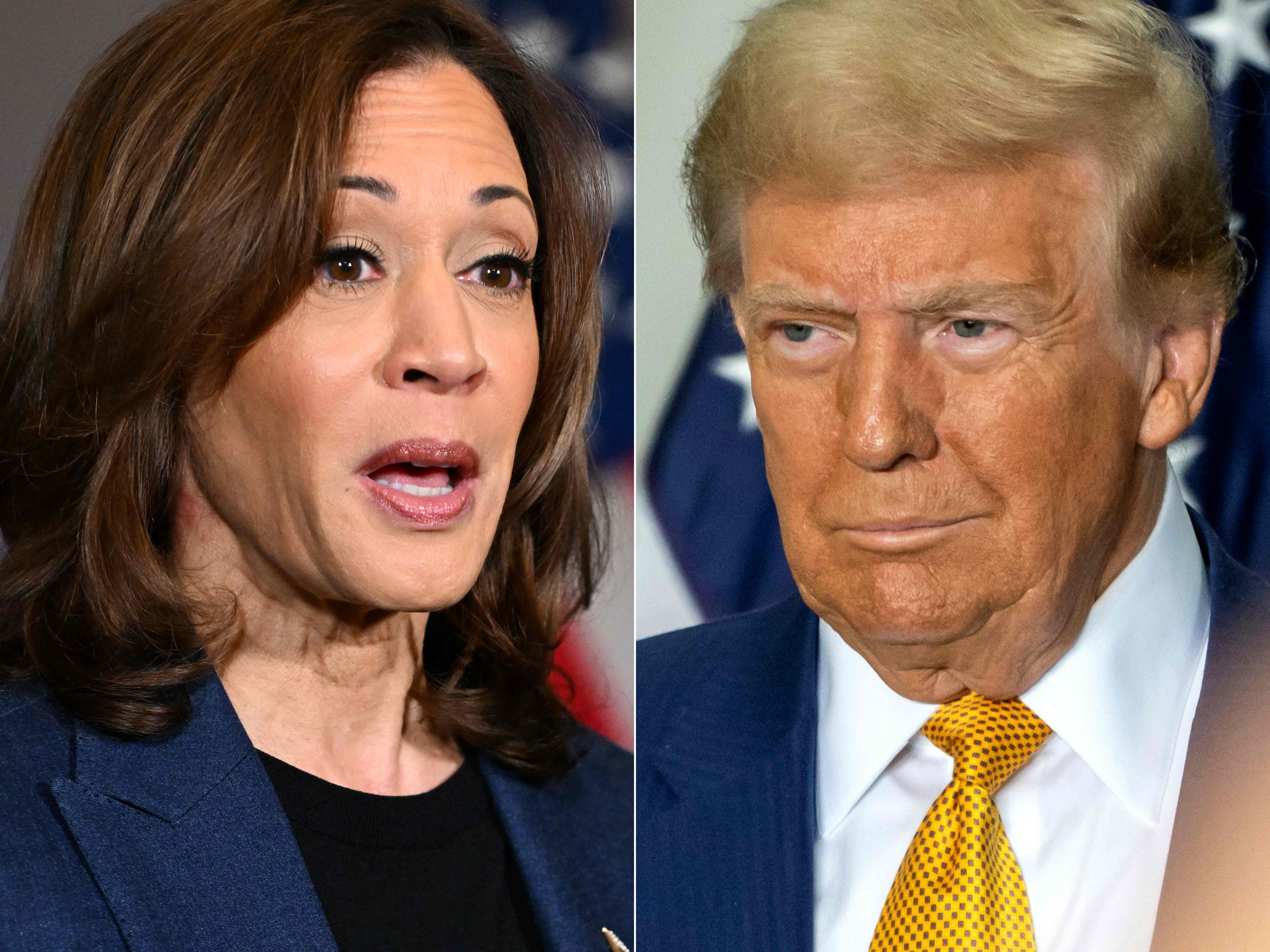 Kamala Harris vs Donald Trump