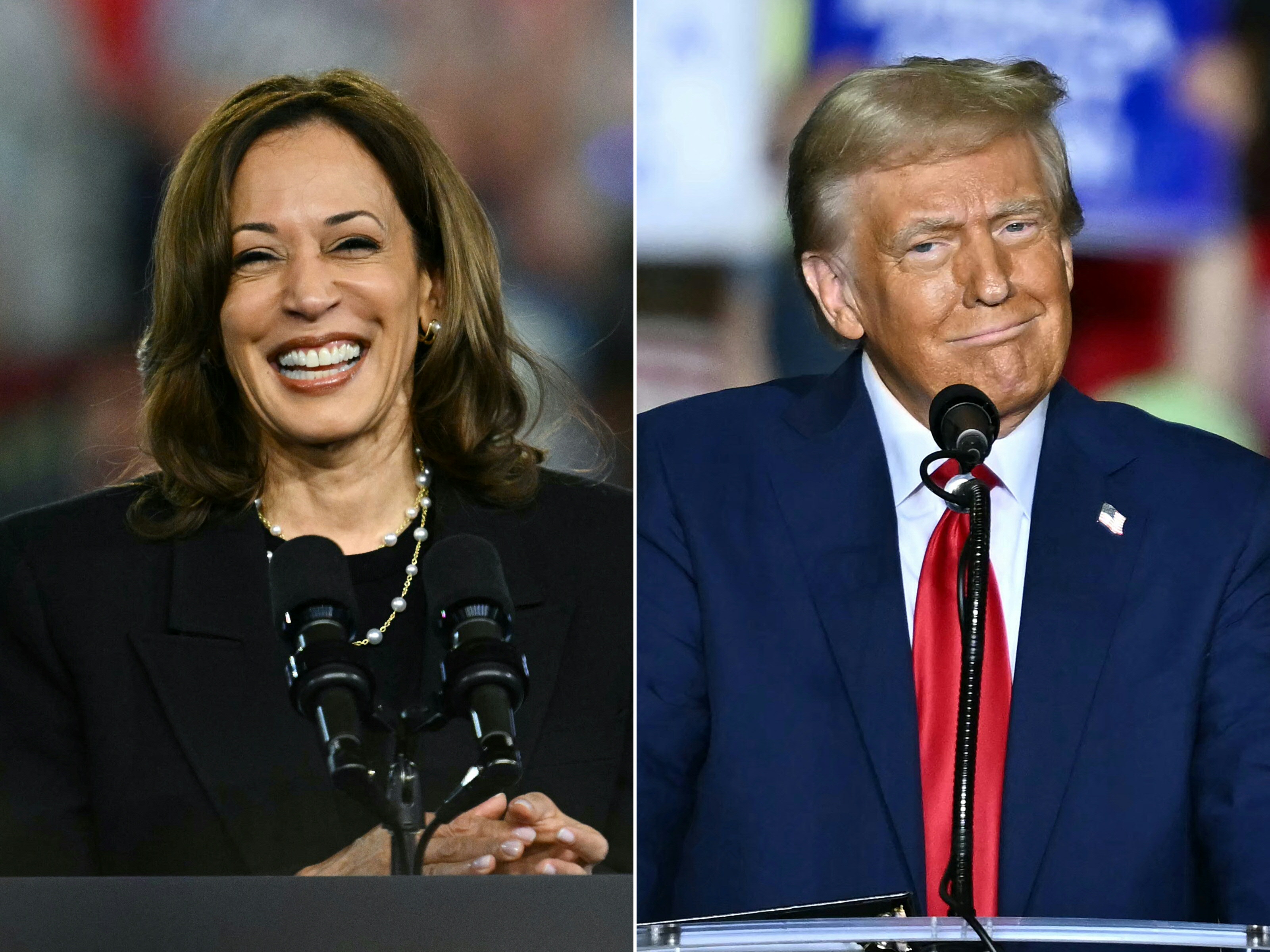 Kamala Harris y Donald Trump