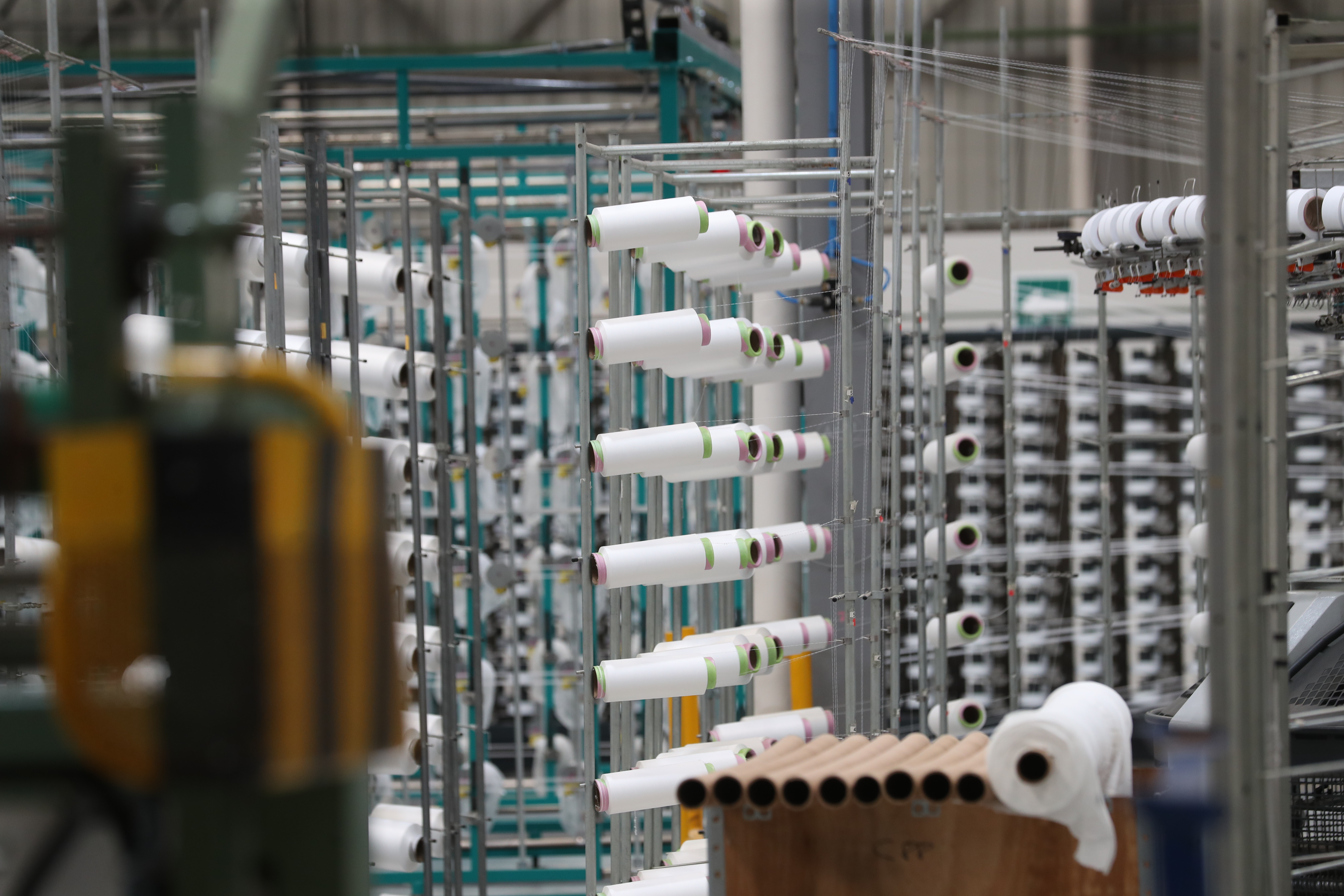 Fábrica de Nextil, empresa de textiles que se estableció en Guatemala. (Foto Prensa Libre: Erick Avila)