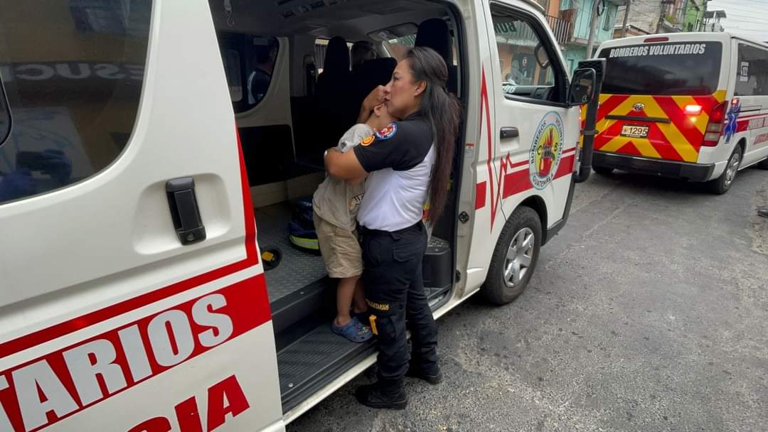 Niño víctima de violencia