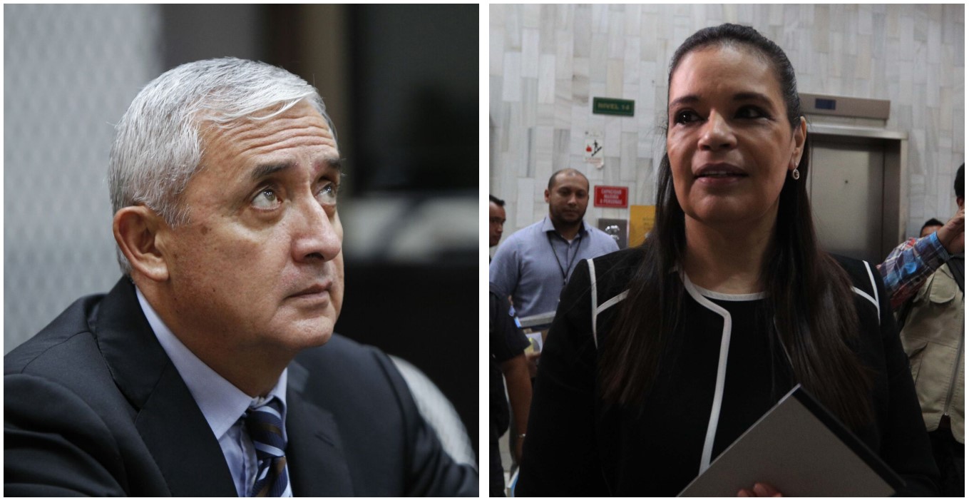 El expresidente Otto Pérez Molina y la ex vicepresidenta Roxana Baldetti han sido implicado en varios casos de corrupción. (Foto: Hemeroteca PL)