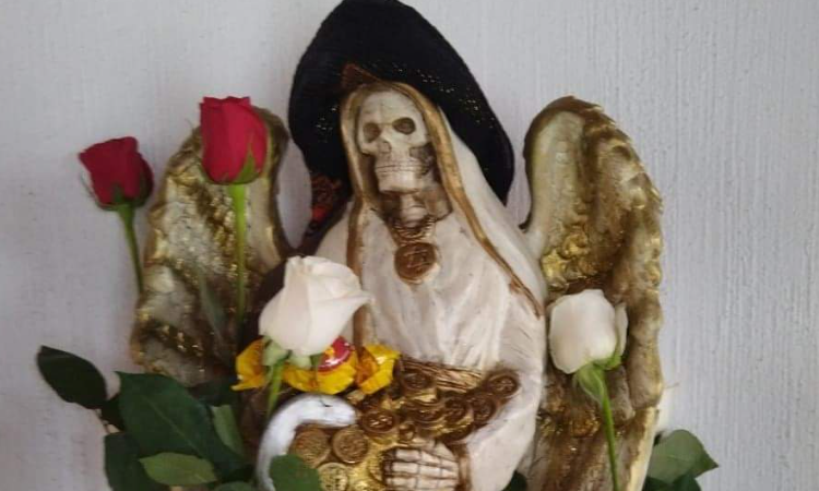 Rinden culto a la Santa Muerte en Cantel, Quetzaltenango