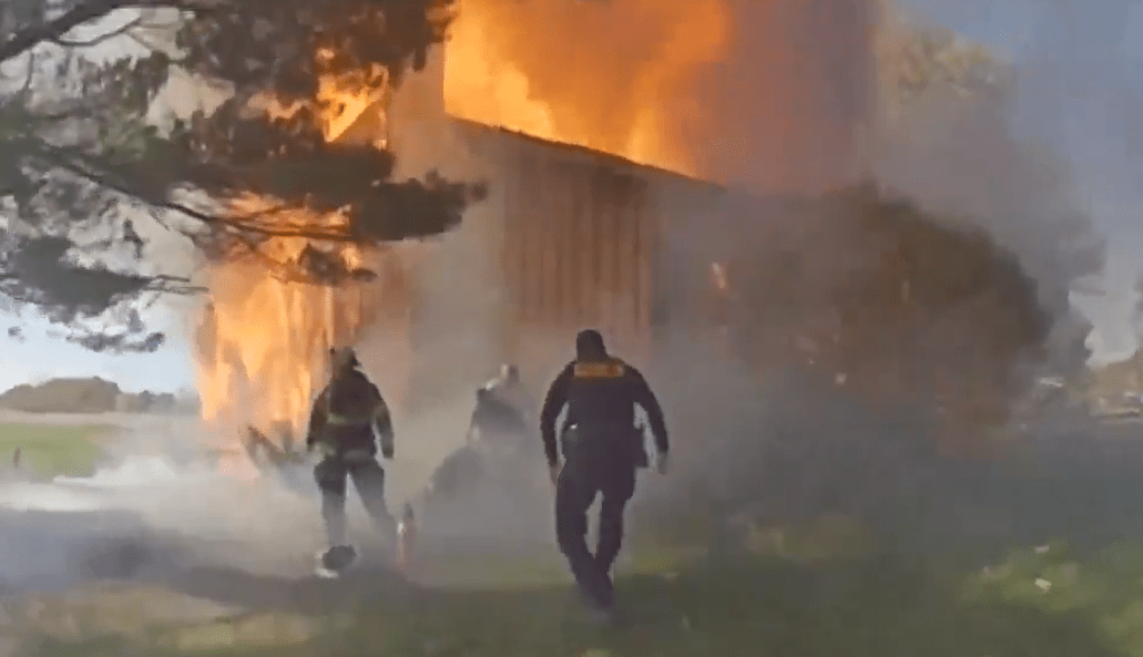 Incendio en Meidna, Ohio