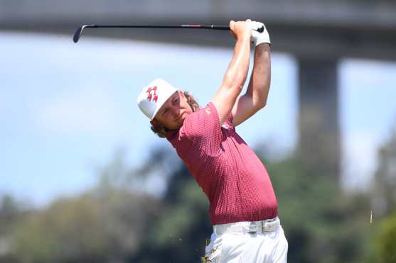 Brisbane (Australia), 24/11/2024.- Cameron Smith of Australia plays a shot during the Australian PGA Championship at Royal Queensland Golf Club in Brisbane, Australia, 24 November 2024. EFE/EPA/JONO SEARLE AUSTRALIA AND NEW ZEALAND OUT