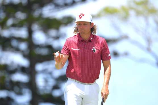 Brisbane (Australia), 24/11/2024.- Cameron Smith of Australia reacts during the Australian PGA Championship at Royal Queensland Golf Club in Brisbane, Australia, 24 November 2024. EFE/EPA/JONO SEARLE AUSTRALIA AND NEW ZEALAND OUT