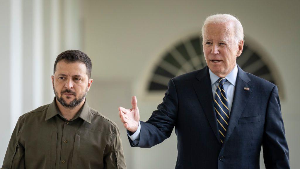 Biden apoya a Ucrania. bbc