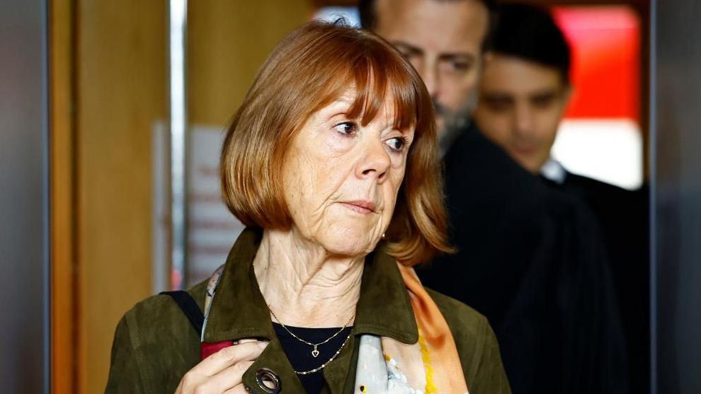 Gisèle Pelicot ha asistido a casi todas las audiencias del juicio iniciado en septiembre. 

Reuters