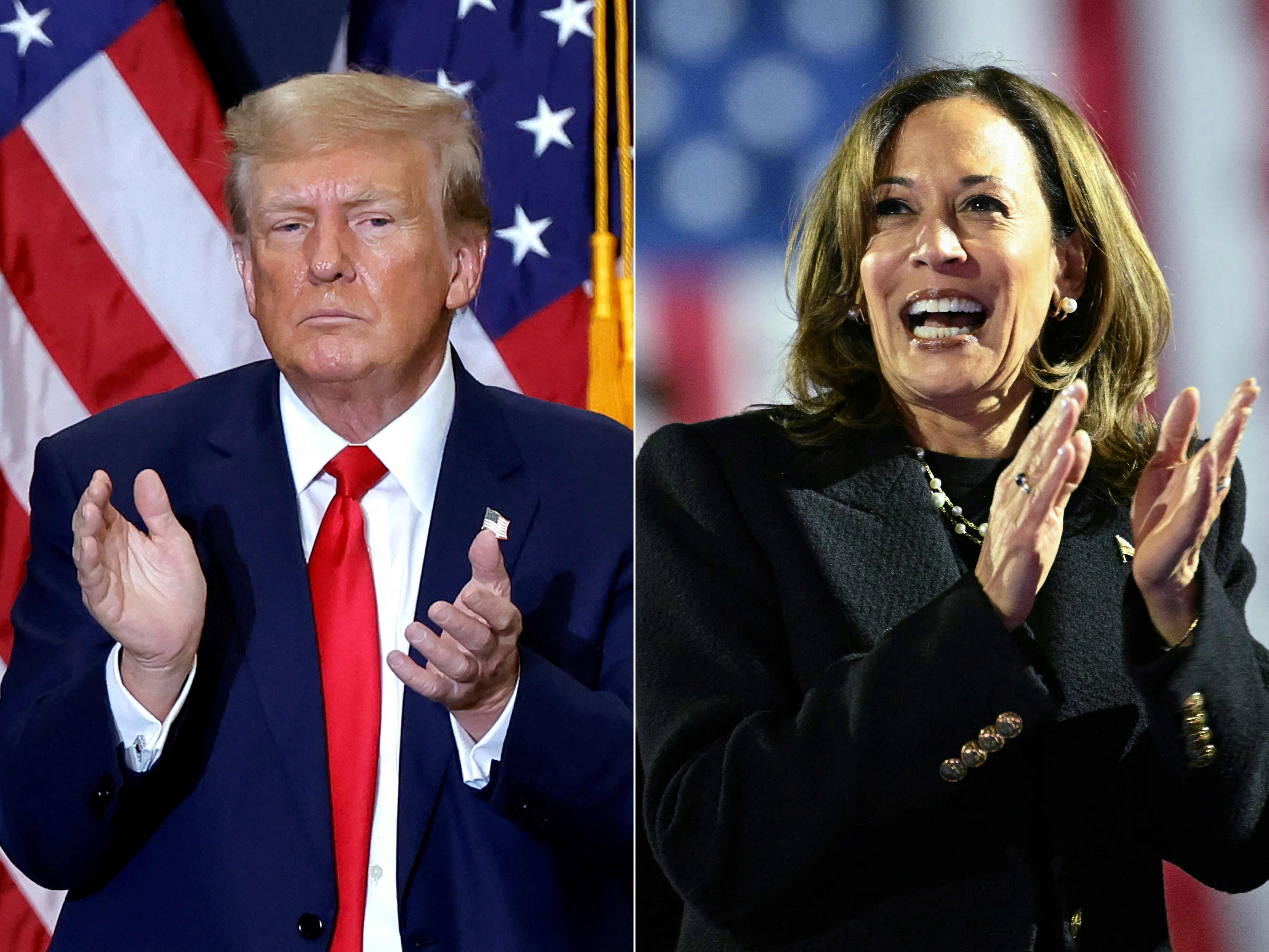 Kamala Harris y Donald Trump