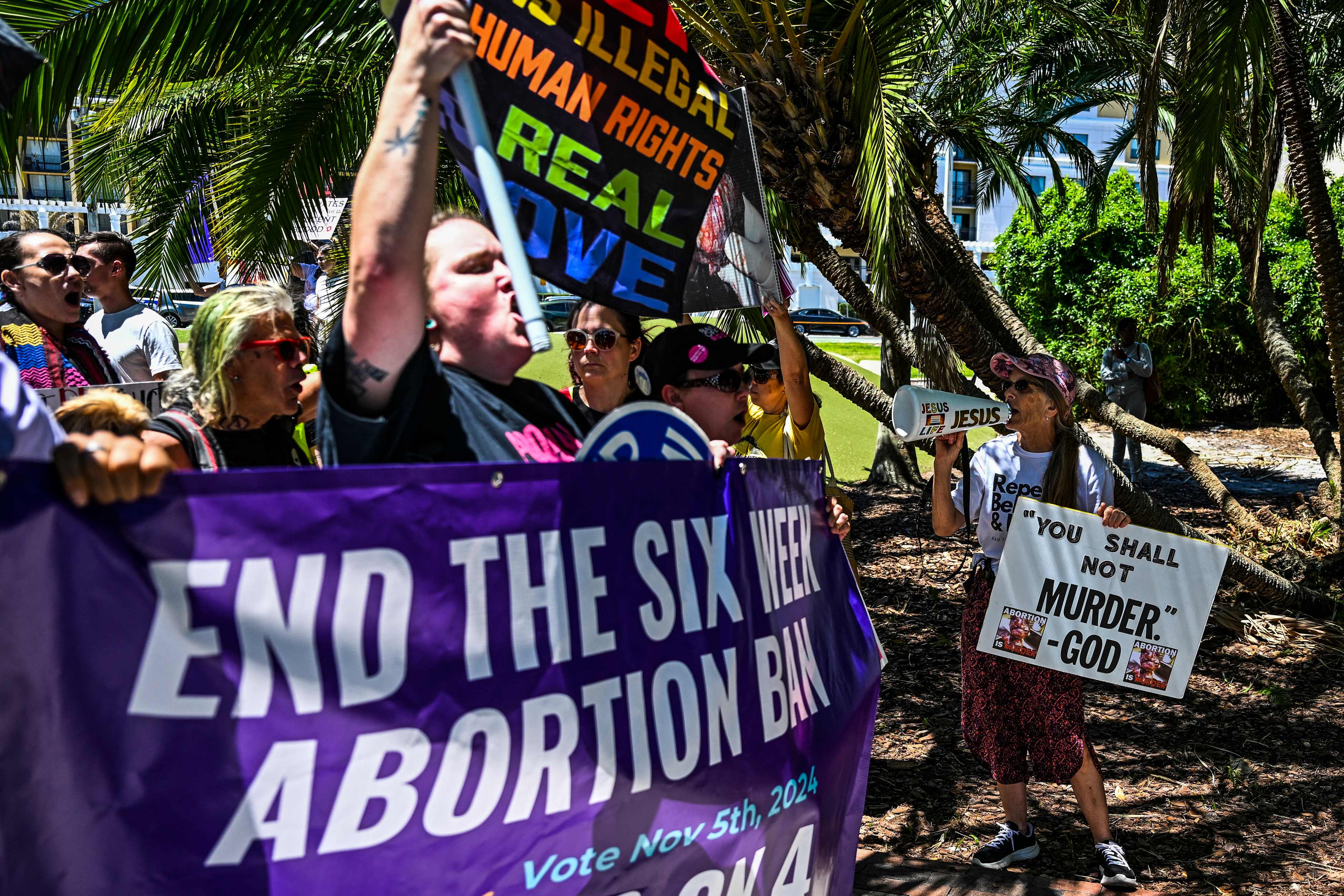 votantes de Florida no avalan la ampliación de semanas para practicar un aborto.