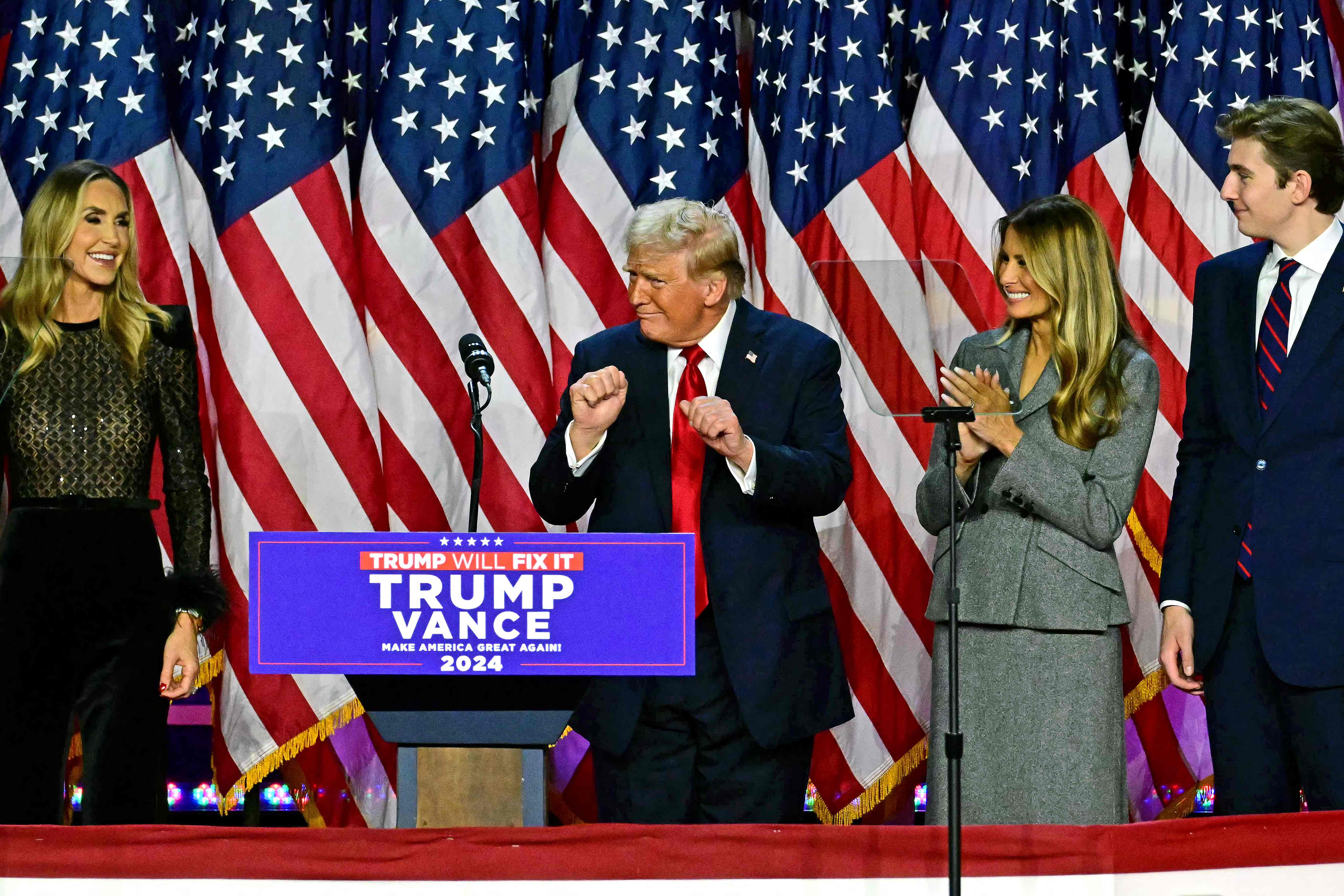 Donald Trump regresa a la Casa Blanca para un segundo periodo presidencial. (Foto Prensa Libre:  Jim WATSON / AFP)