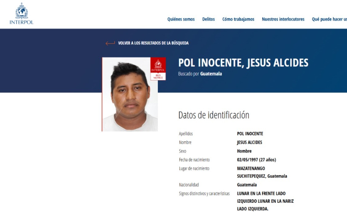 Jesús Pol, presunto violador. Alerta Interpol