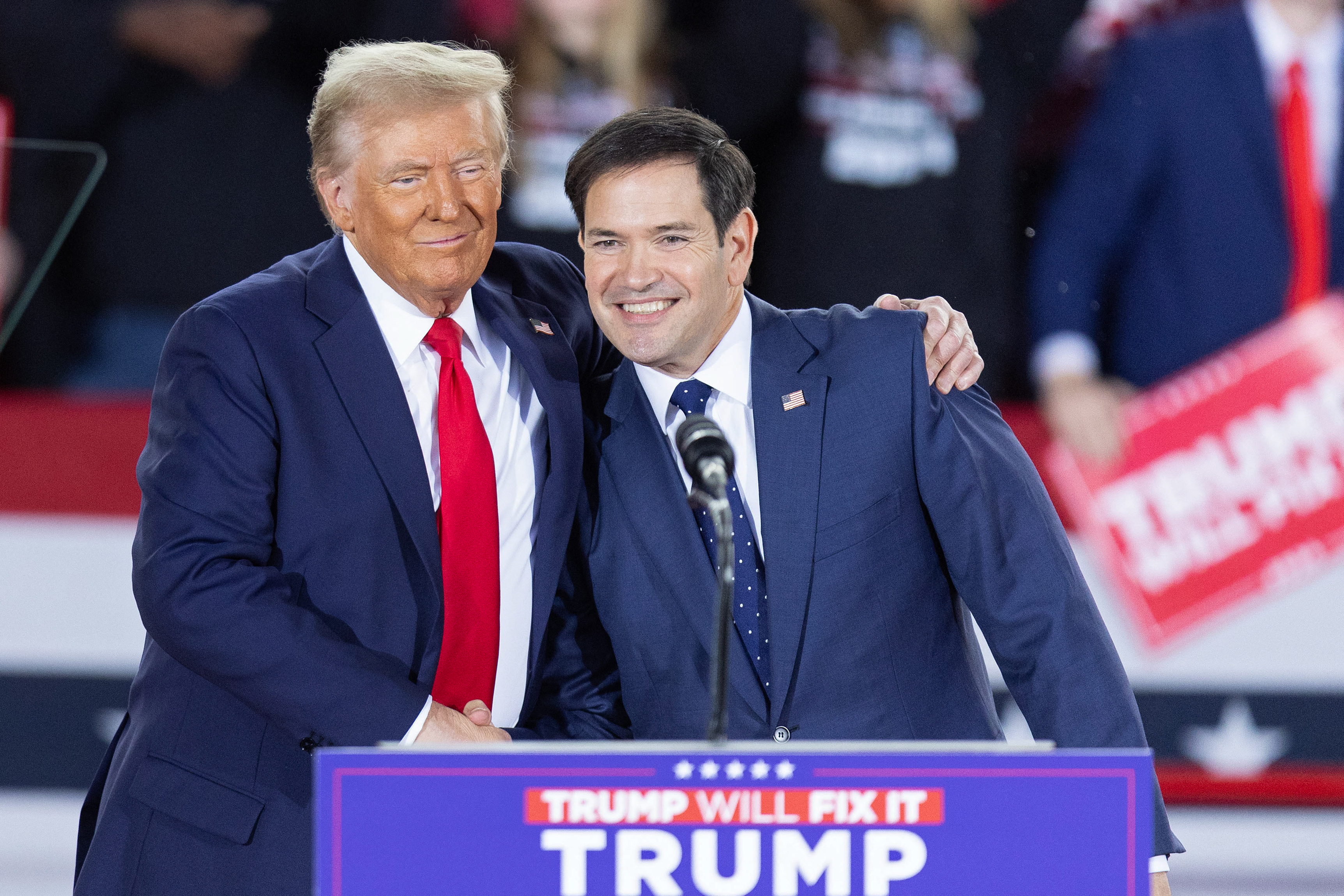 Donald Trump y Marco Rubio