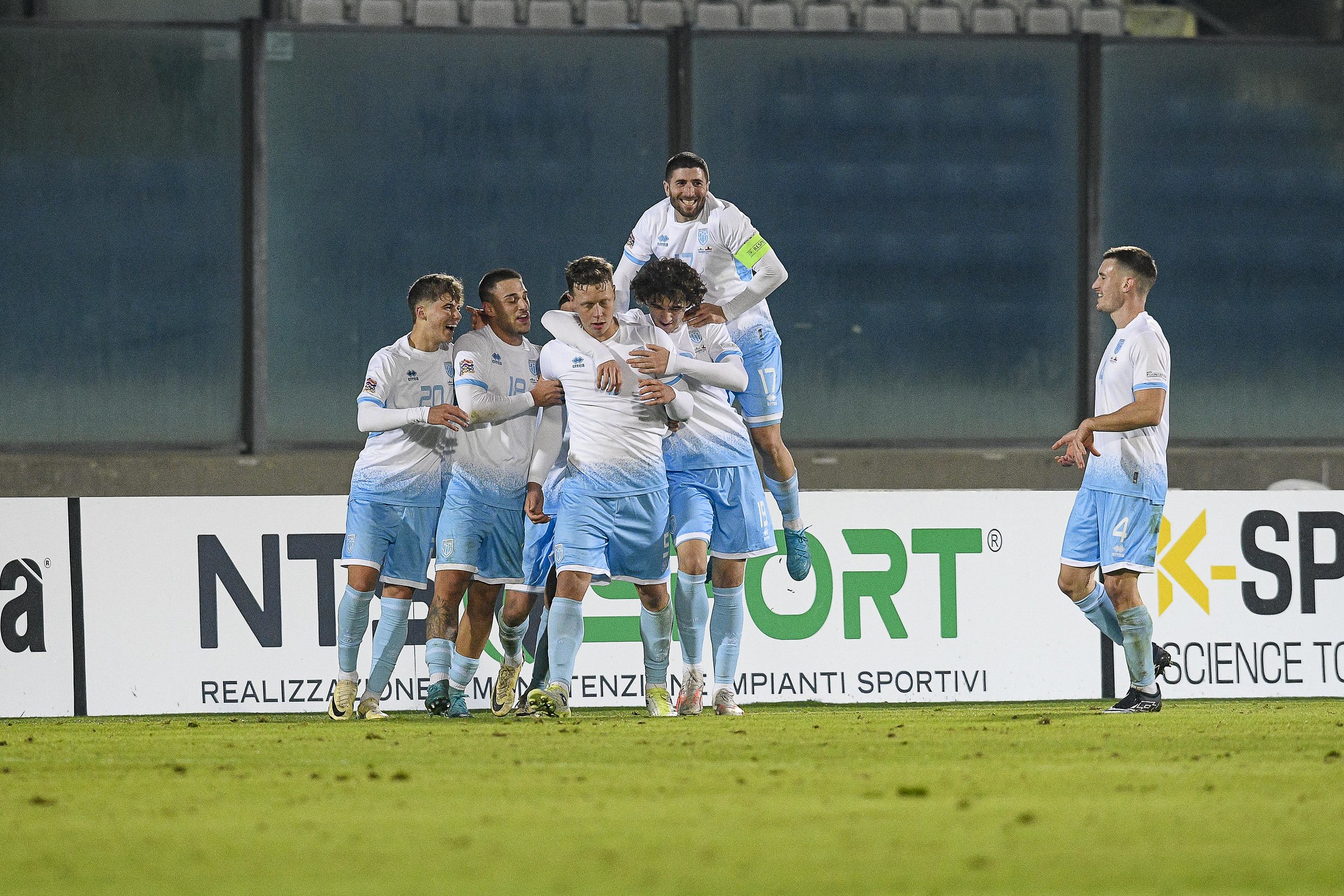 La selección de San Marino logra un ascenso histórico en la Liga de Naciones.