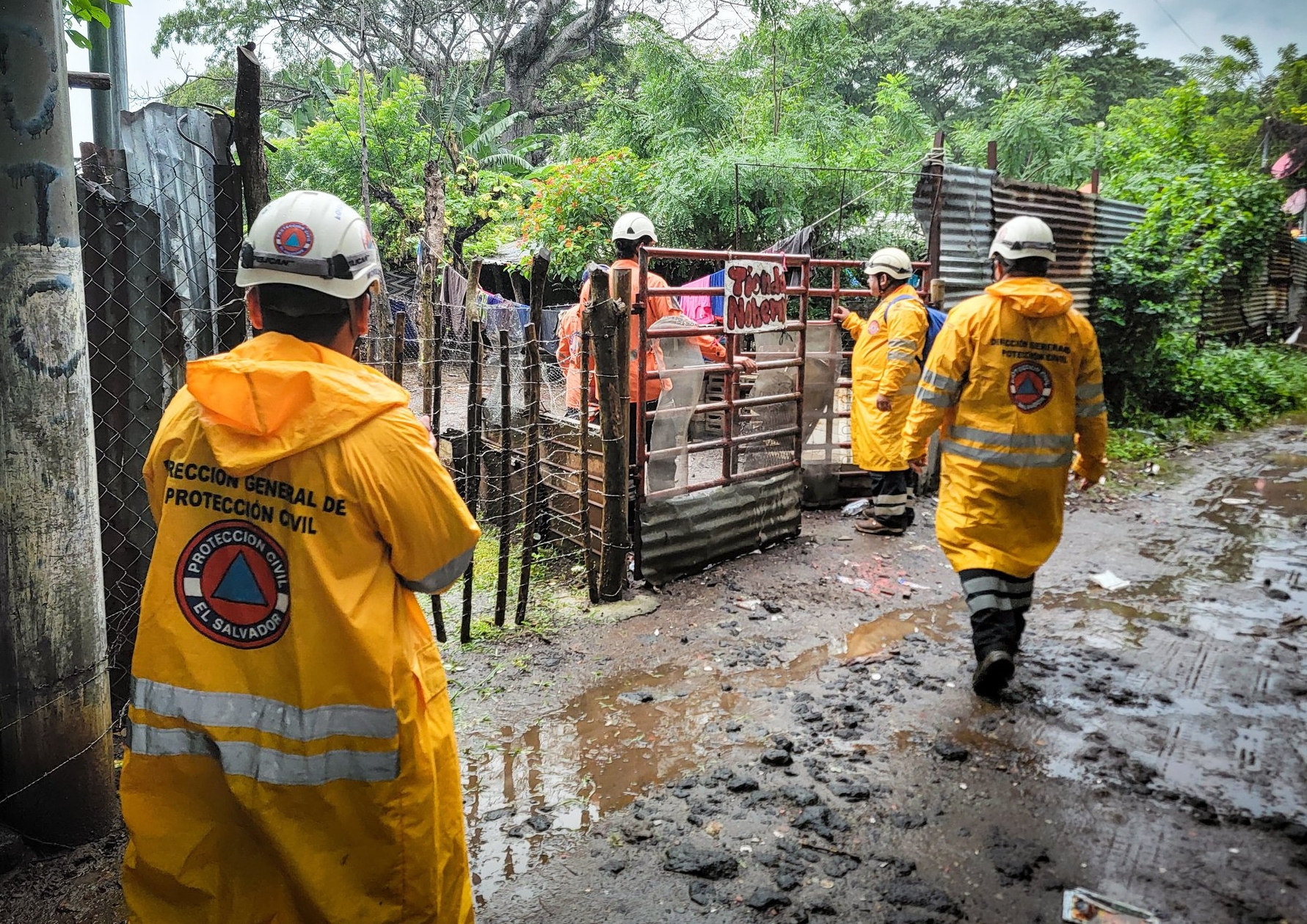 Tormenta Sara en El Salvador