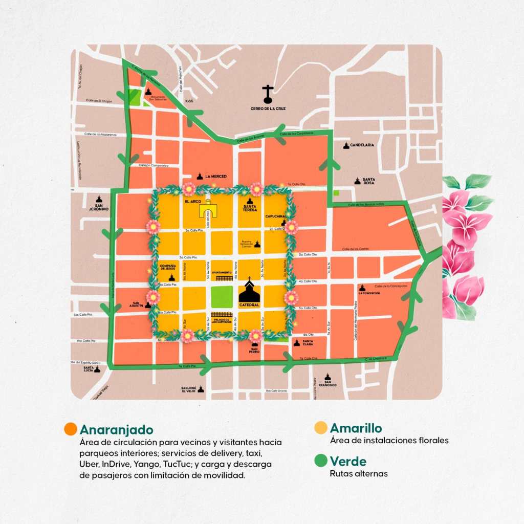 mapa festival de las flores