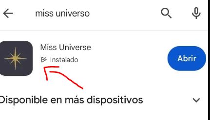 Aplicación de Miss Universo