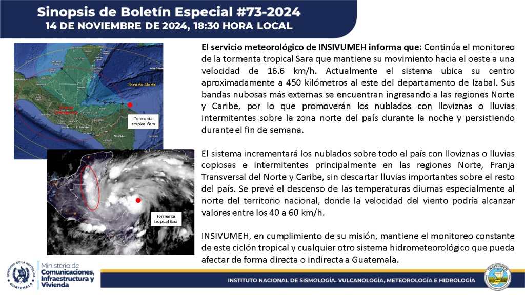 tormenta Sara