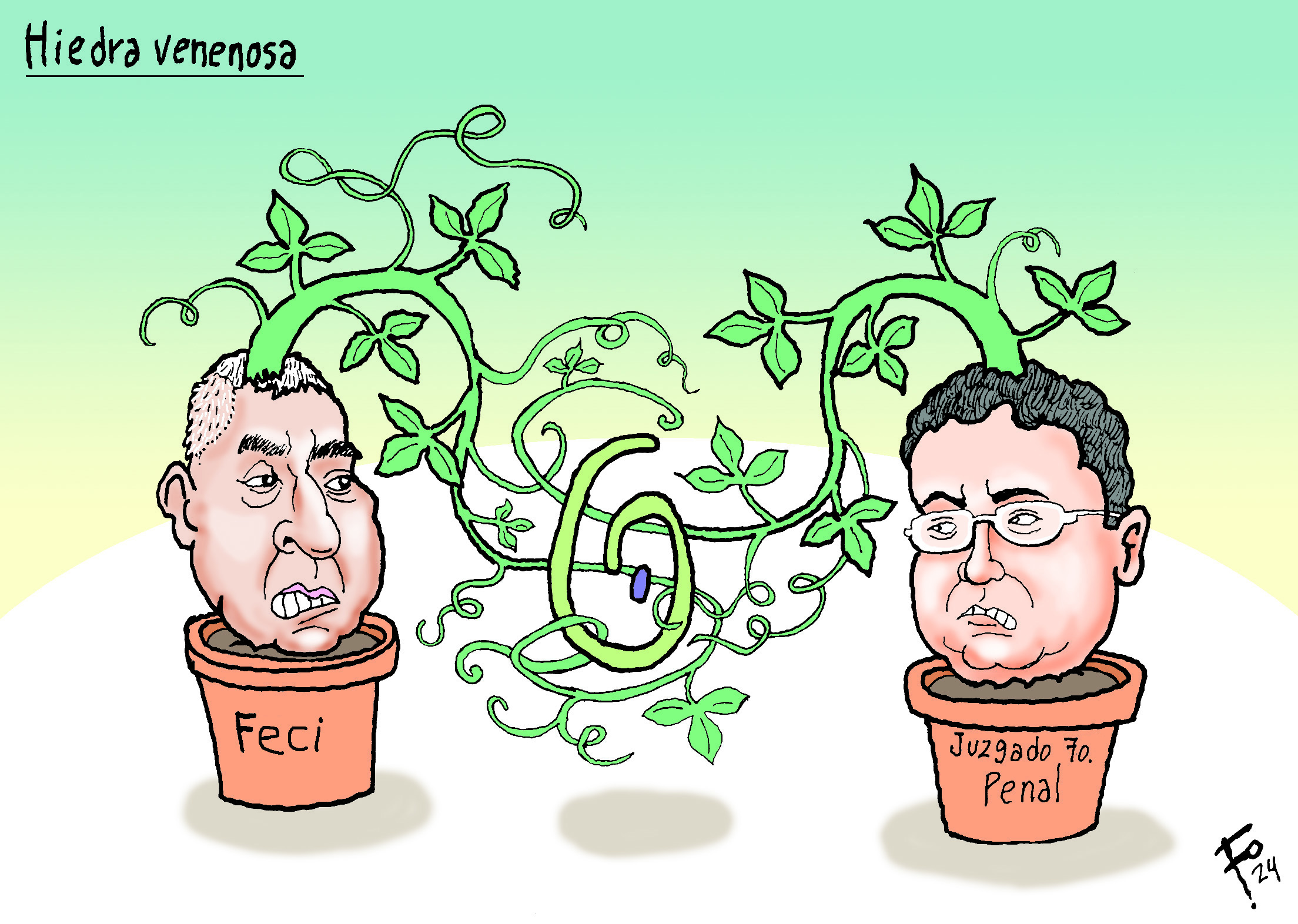 Personajes: Rafael Curruchiche y Fredy Orellana.