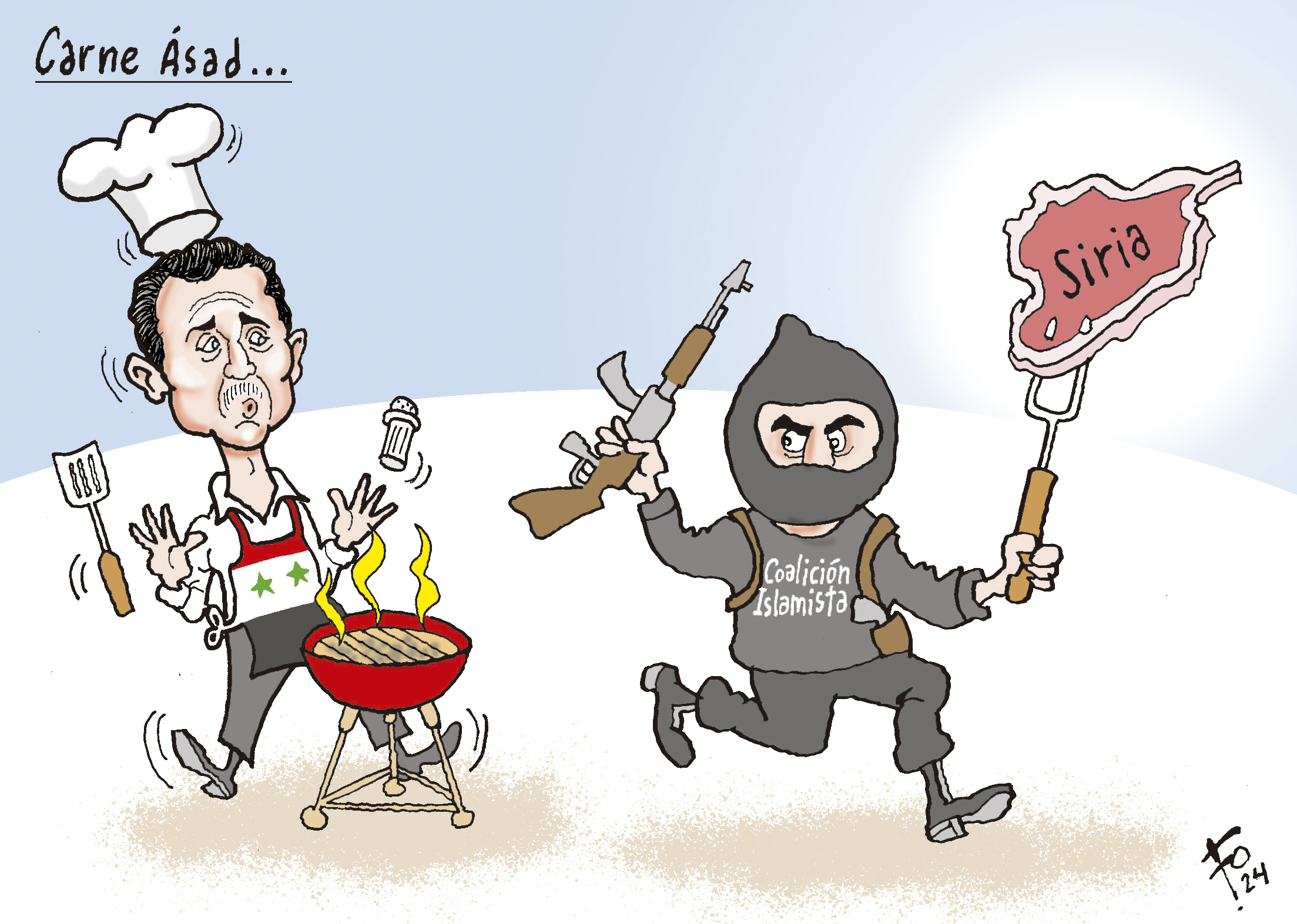 Personaje: Bashar Al Ásad.