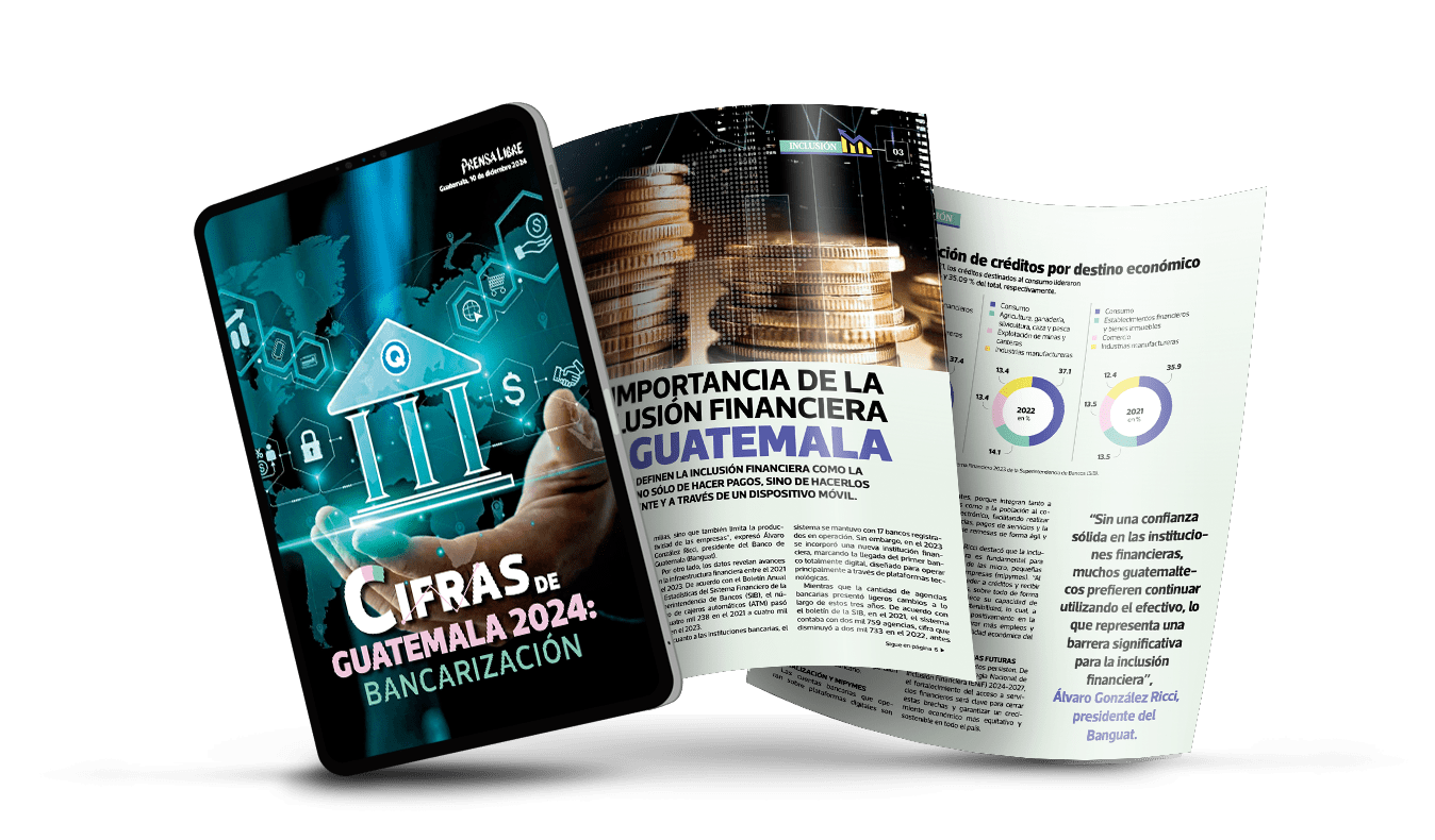 Cifras de Guatemala 2024: Bancarización