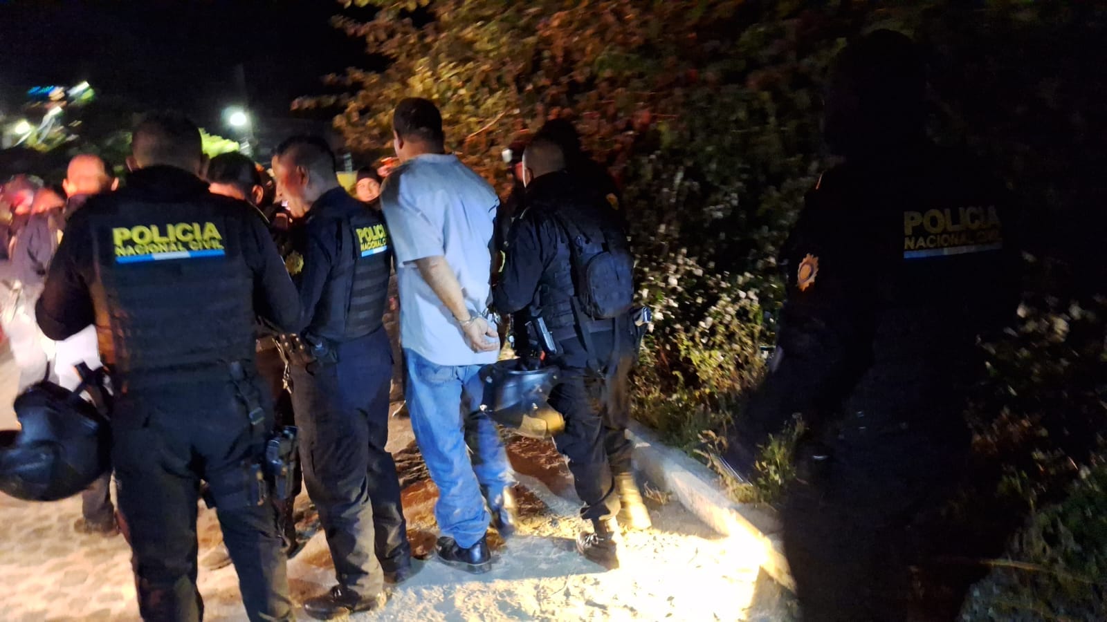 Captura de guardias de seguridad