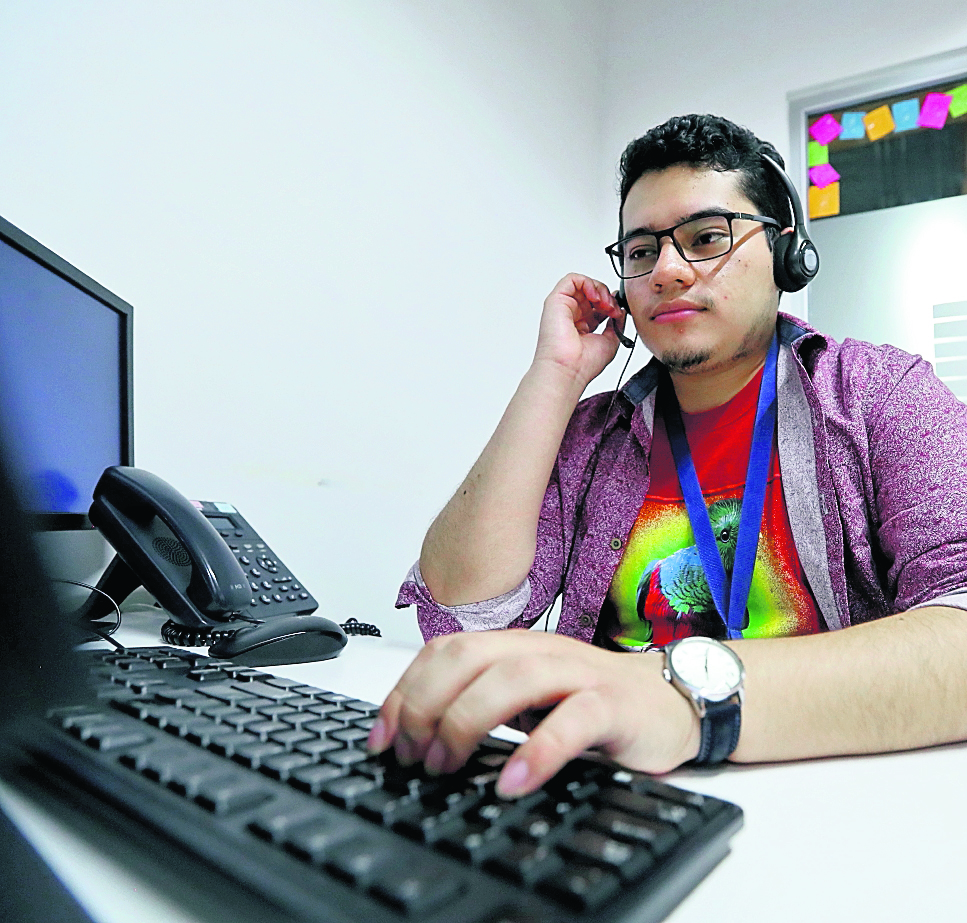 Kevin Maldonado, trabajador de Allied Global.  Fotografía Esbin García  20-06-2019