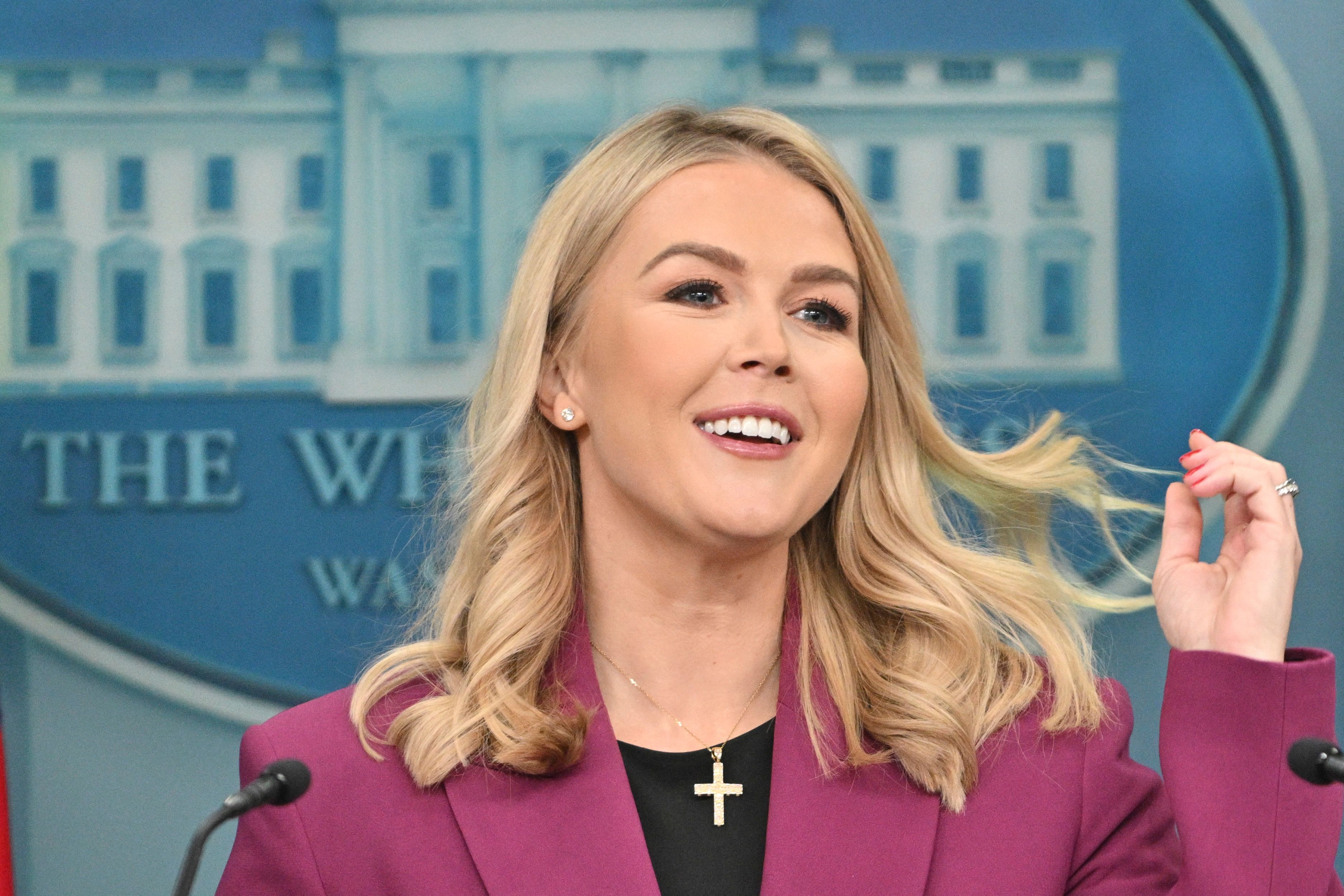 Karoline Leavitt vocera Casa Blanca,