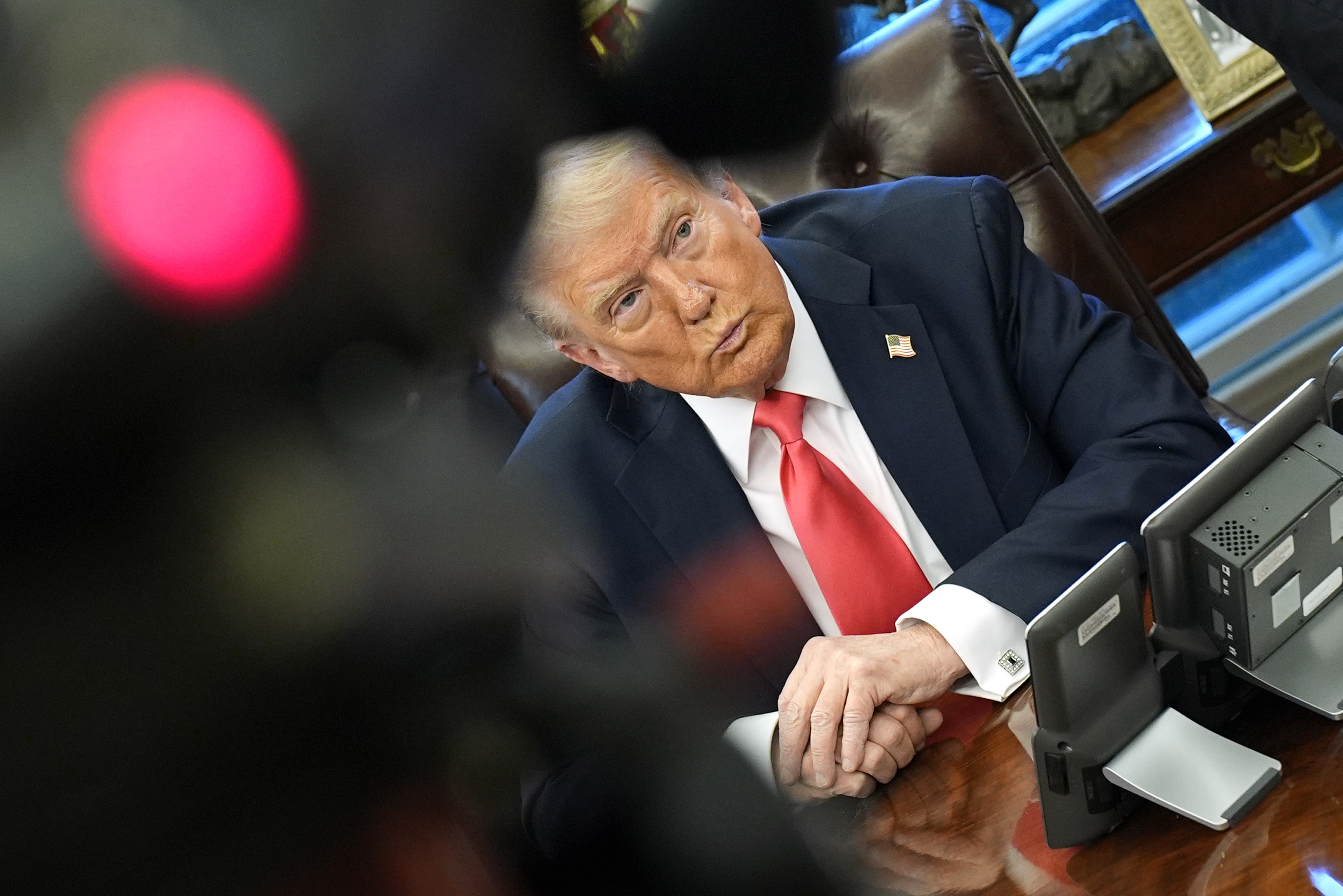 Donald Trump en el despacho oval