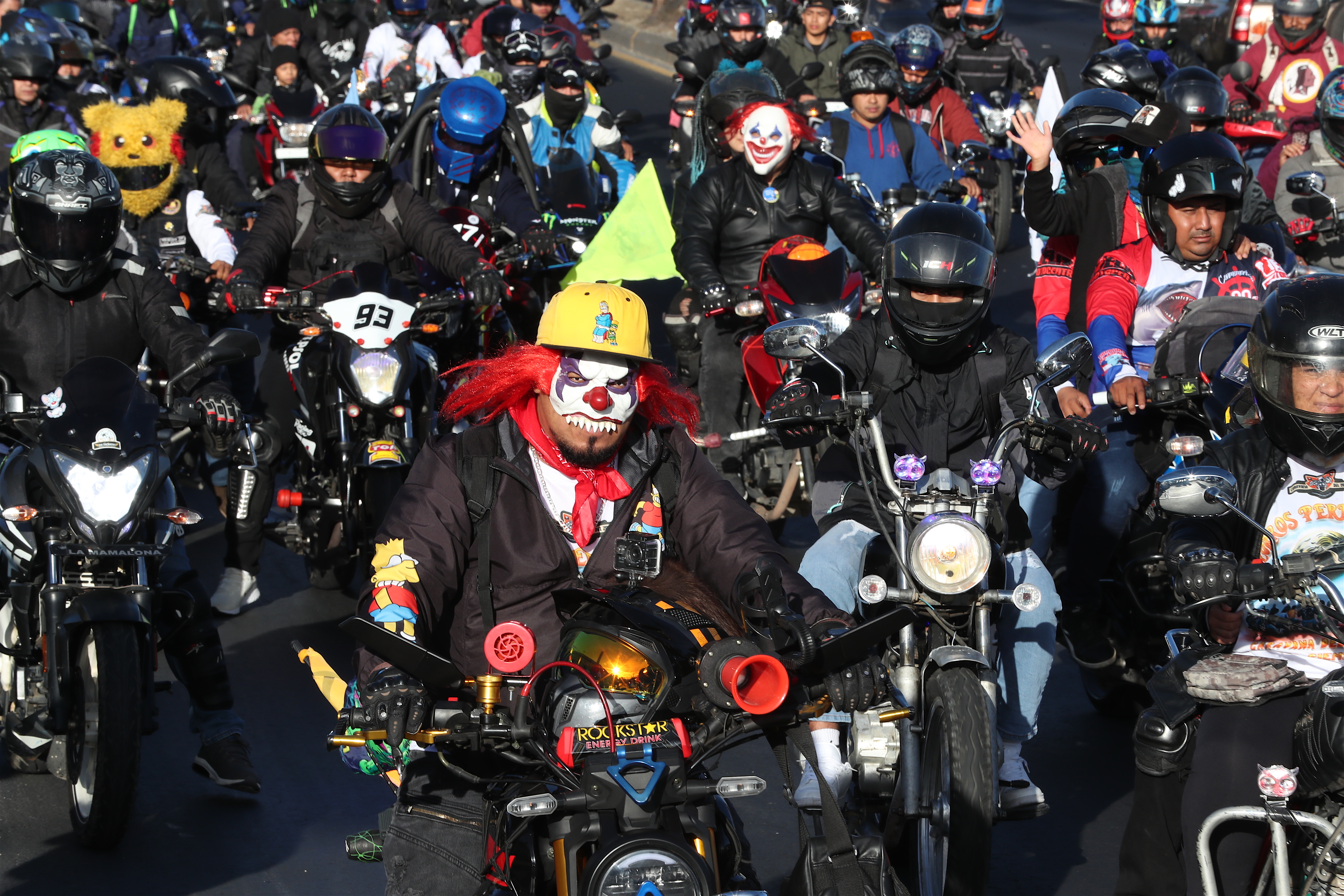 A lo largo de la historia, se ha incrementado el número de motoristas que se suman a la actividad, la cual representa alegría y fervor para quienes organizan y participan en el evento. (Foto Prensa Libre: Esbin García)