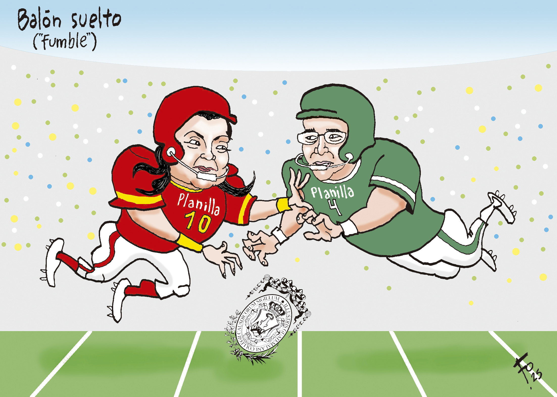 Personajes: Patricia Gámez y Helmer Reyes.