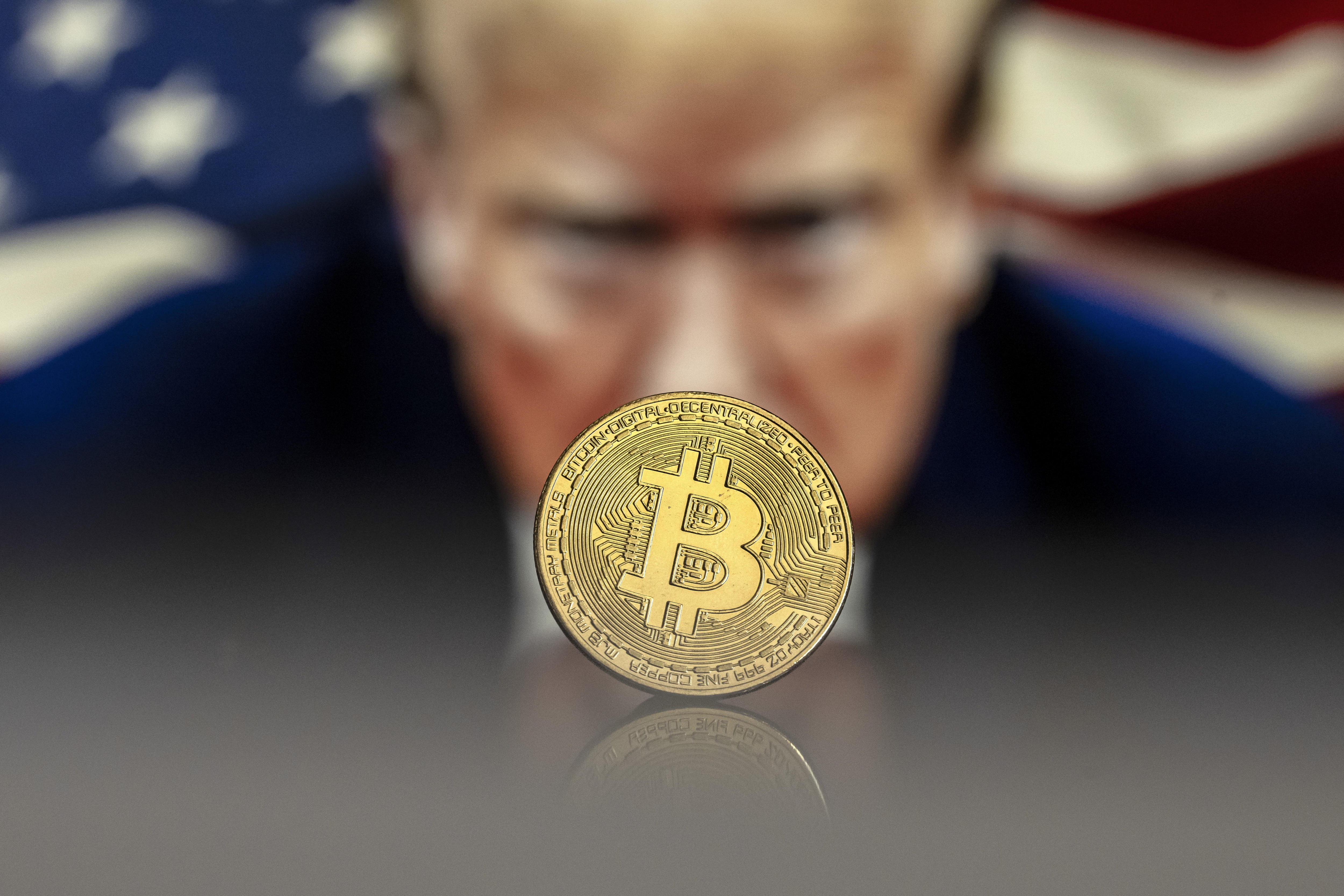 Bitcoin criptomoneda Trump