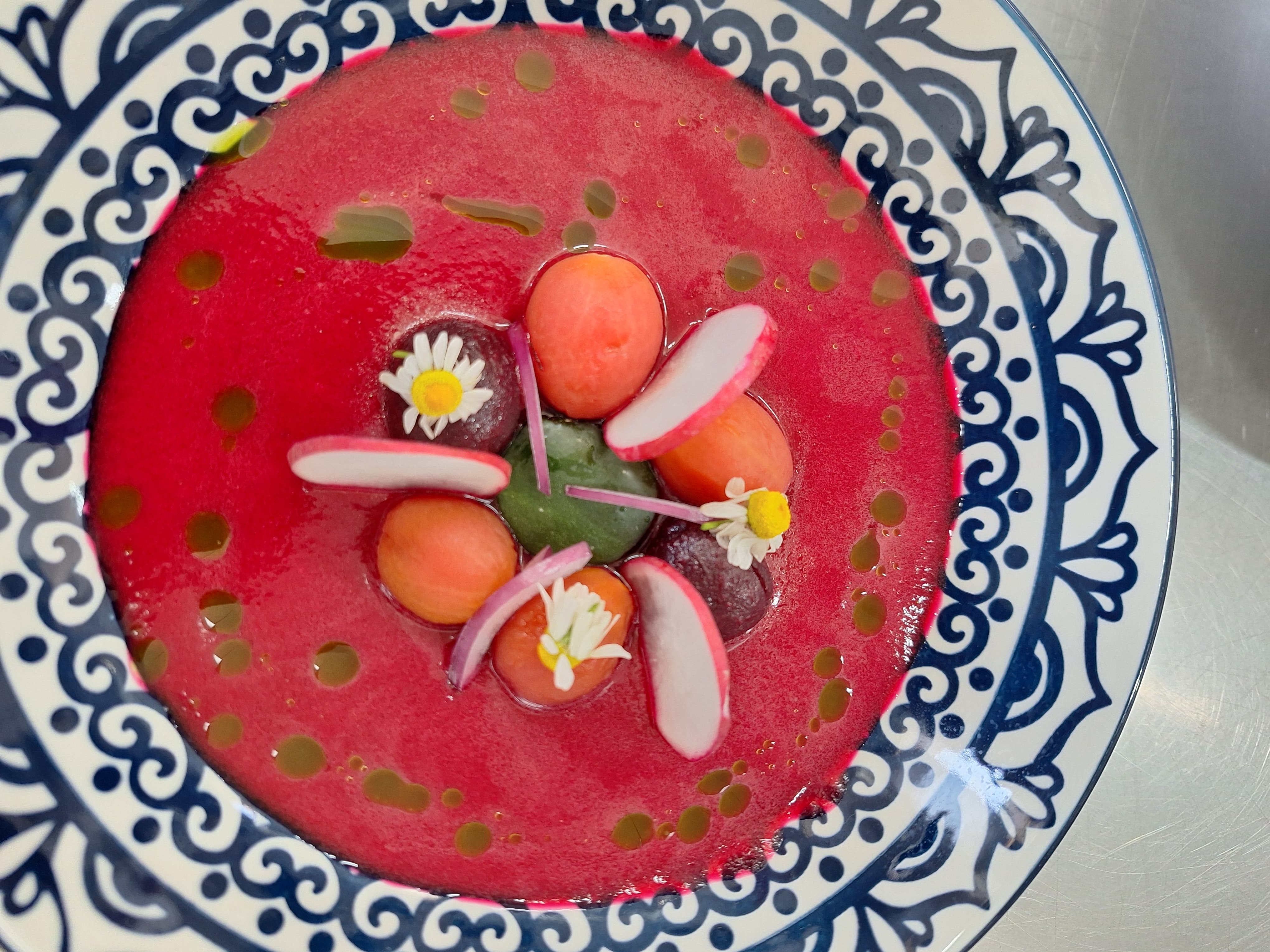 Ingrediente estrella: gazpacho de remolacha