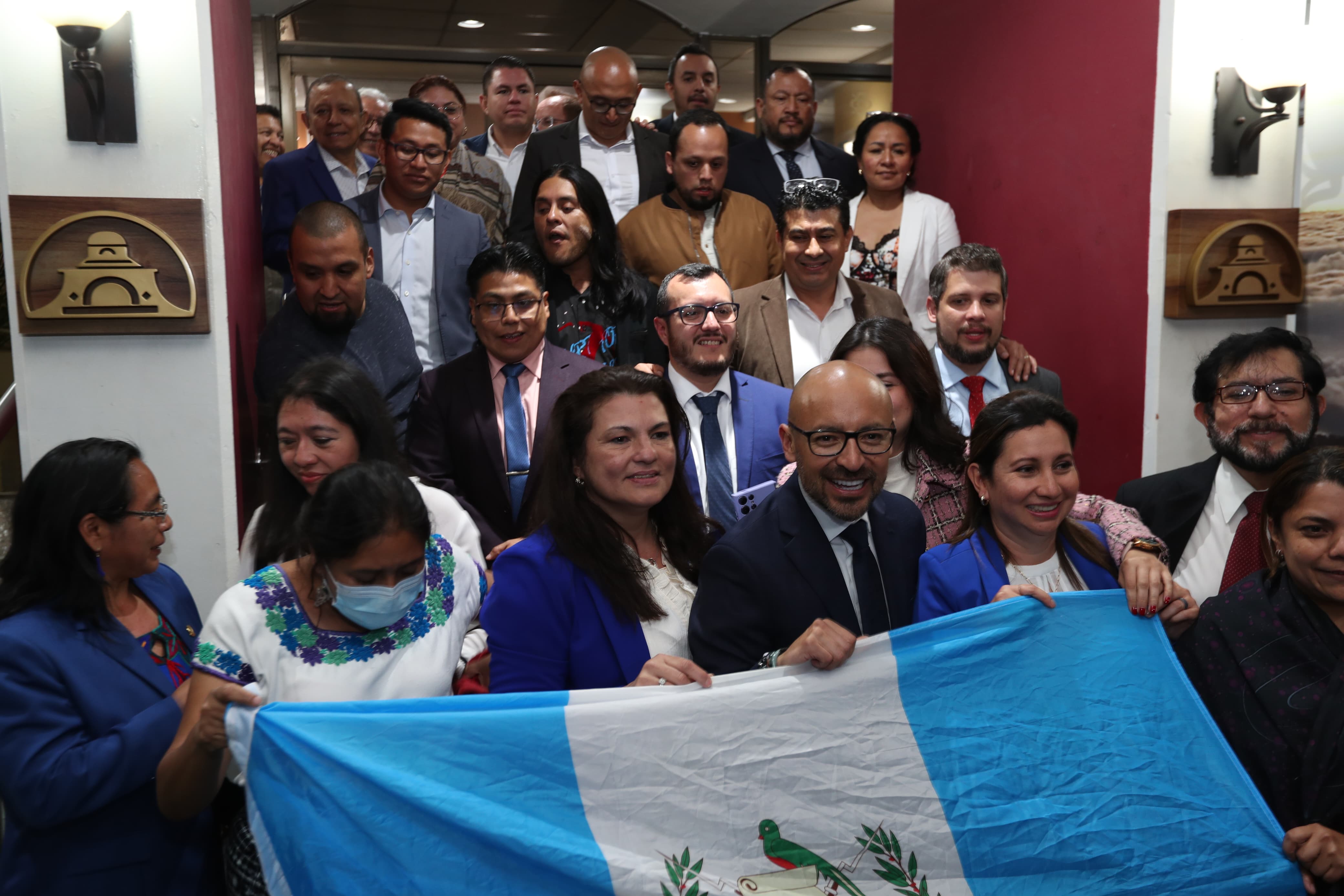 El Colegio de Abogados y Notarios de Guatemala eligió este viernes 14 de febrero a Patricia Gámez como presidente de su junta directiva. (Foto Prensa Libre: Érick Ávila)