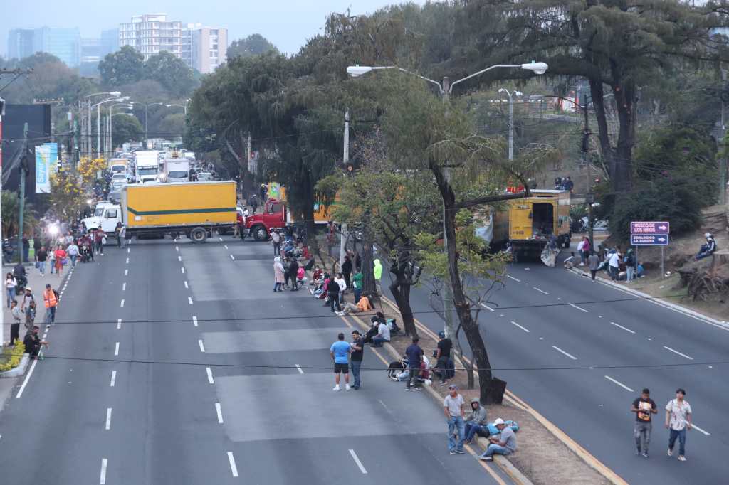 Protesta guajeros y recolectores de basura en Guatemala frente al Ministerio de Ambiente 18 de febrero 2025 (7)