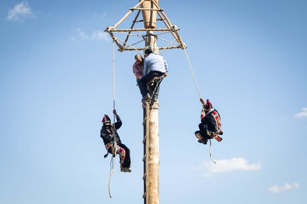 Tradición de la la danza del Palo Volador