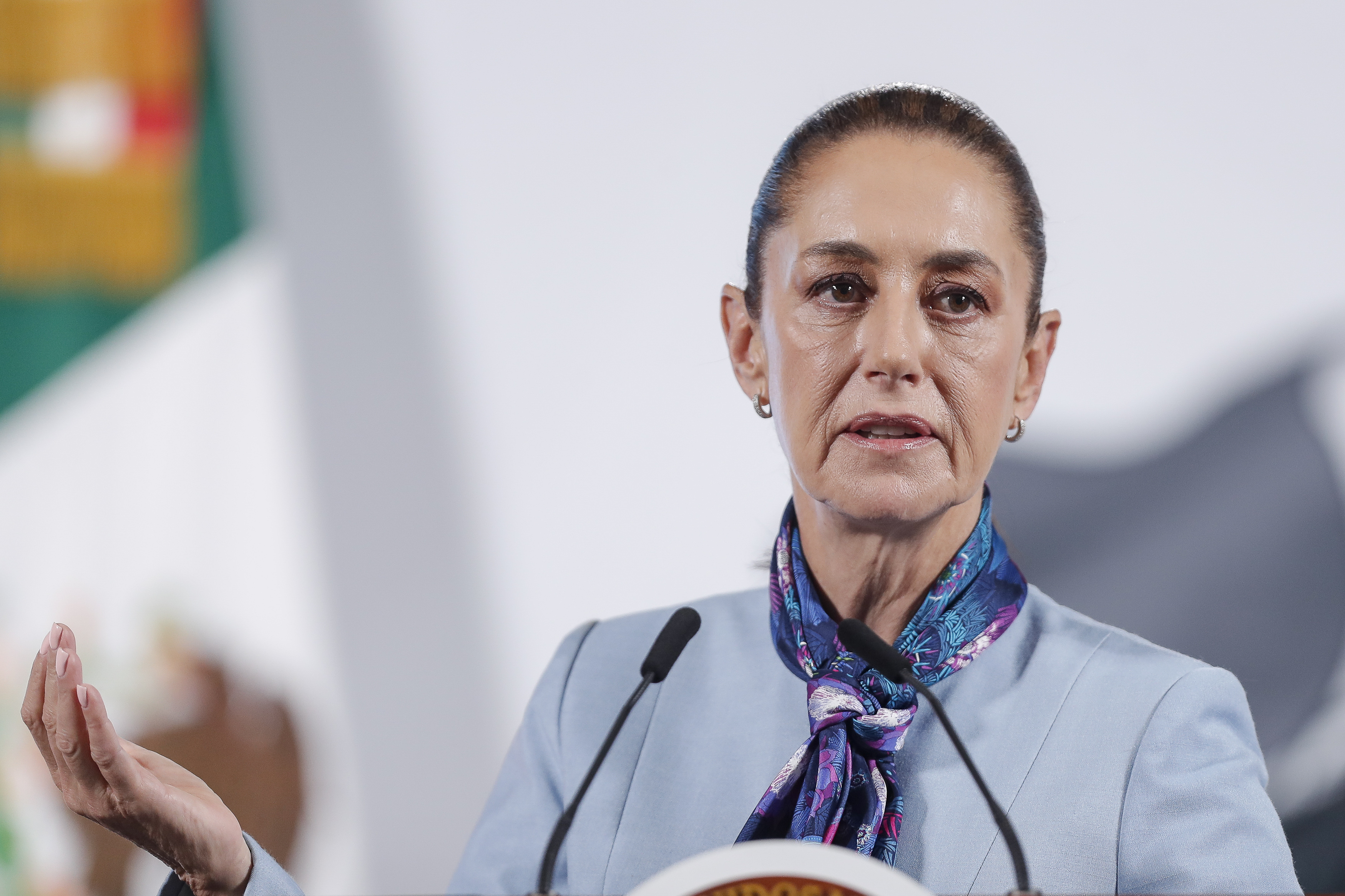 Rueda de prensa diaria de Claudia Sheinbaum en México